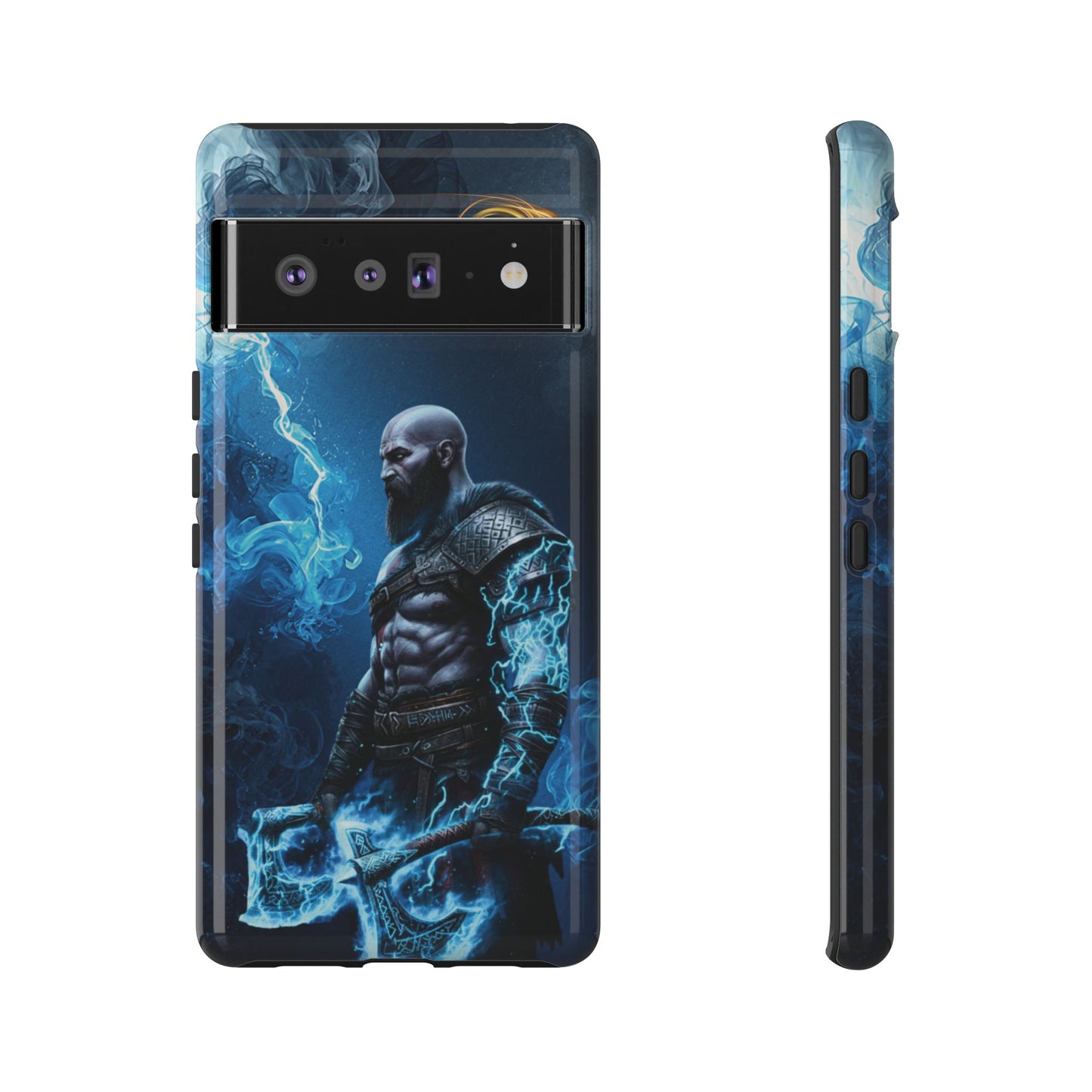 Norse Warrior Phone Case — Viking Shield & Helmet Tough Cover