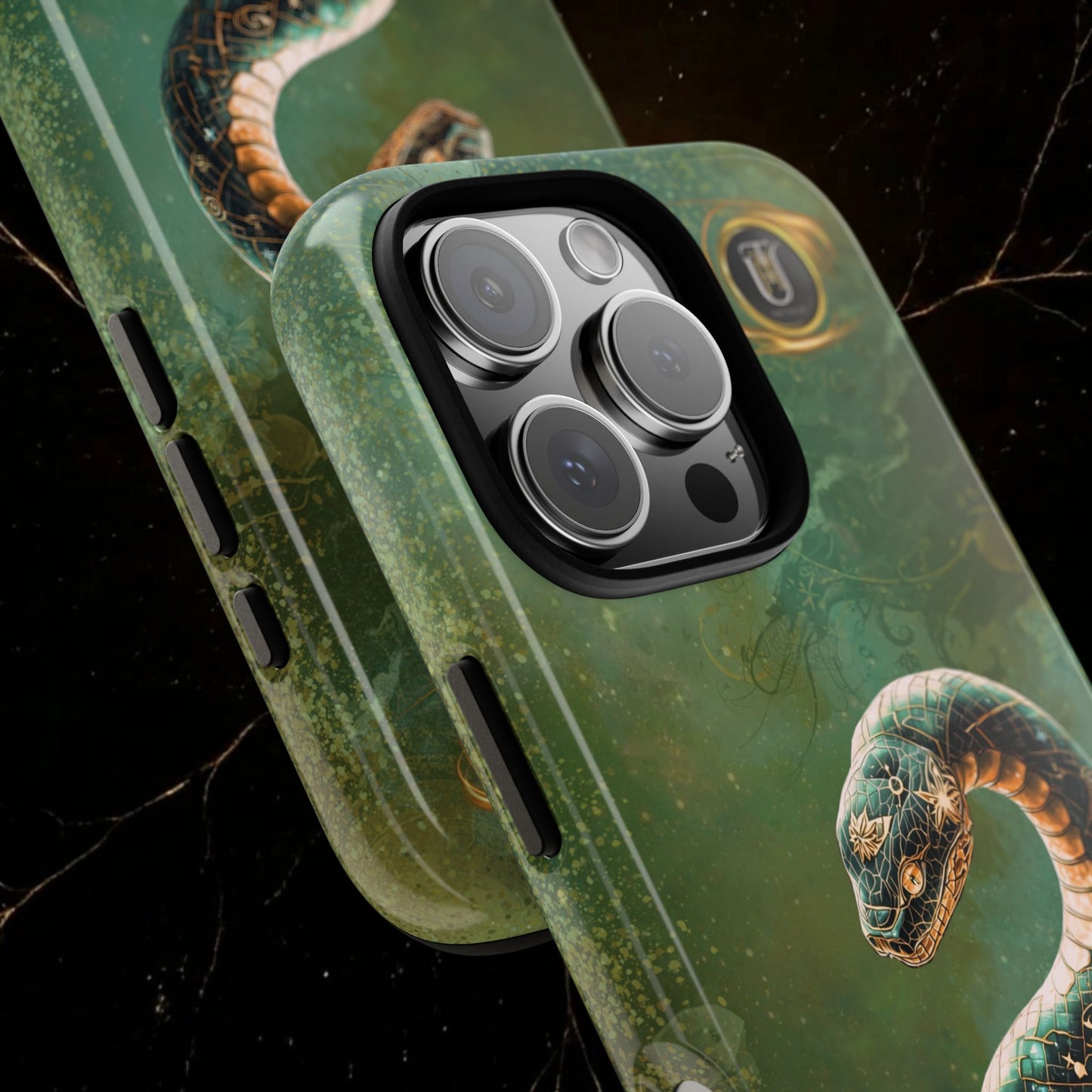 Lunar Snake Phone Case — Eternity Serpent Design