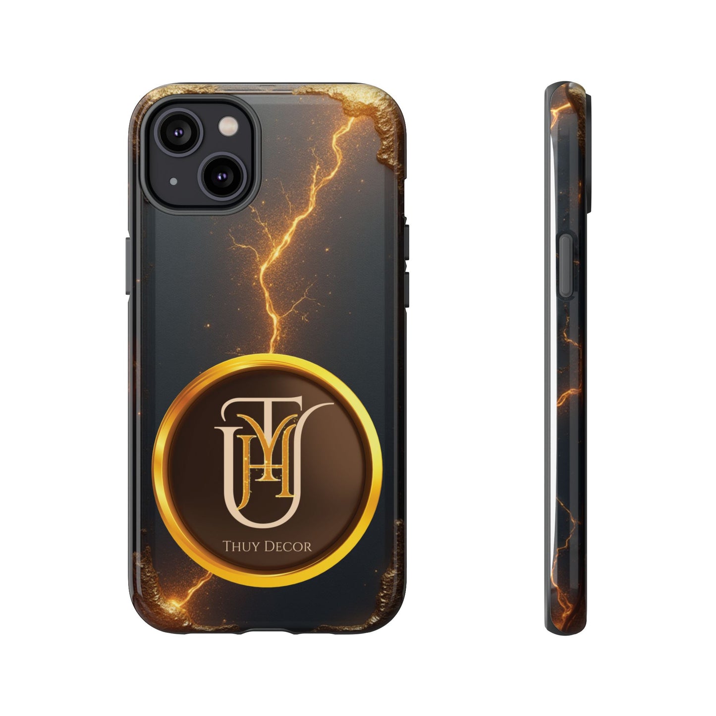 Black & Gold Luxurious Thuy Decor Brand Cover Phone Case