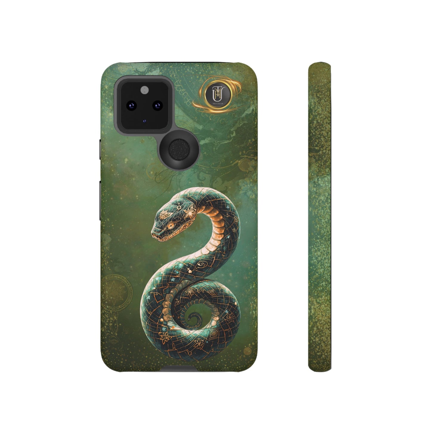 Lunar Snake Phone Case — Eternity Serpent Design
