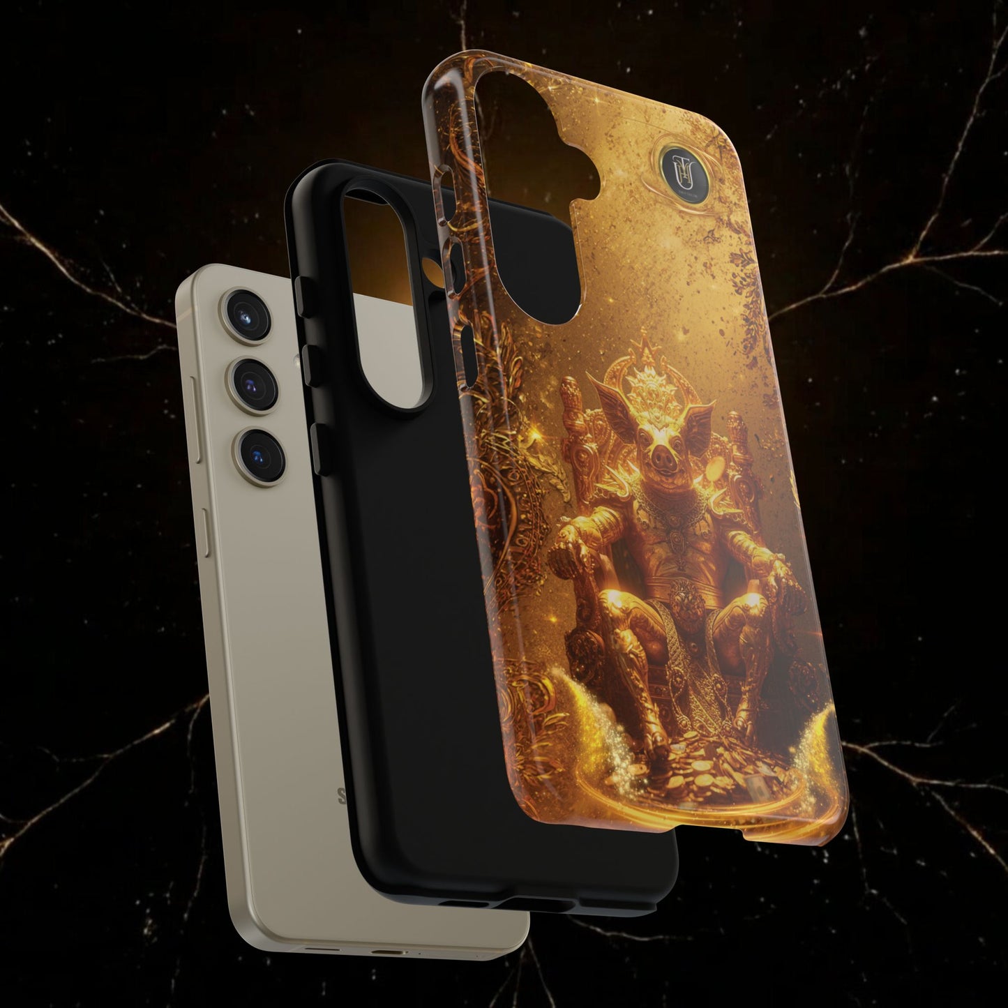 Lunar Pig Zodiac Phone Case — Fortune Totem for Wealth & Protection