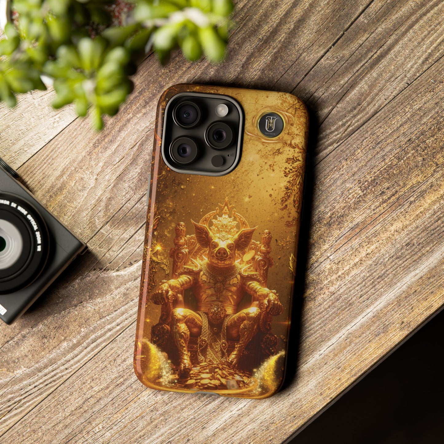 Lunar Pig Zodiac Phone Case — Fortune Totem for Wealth & Protection