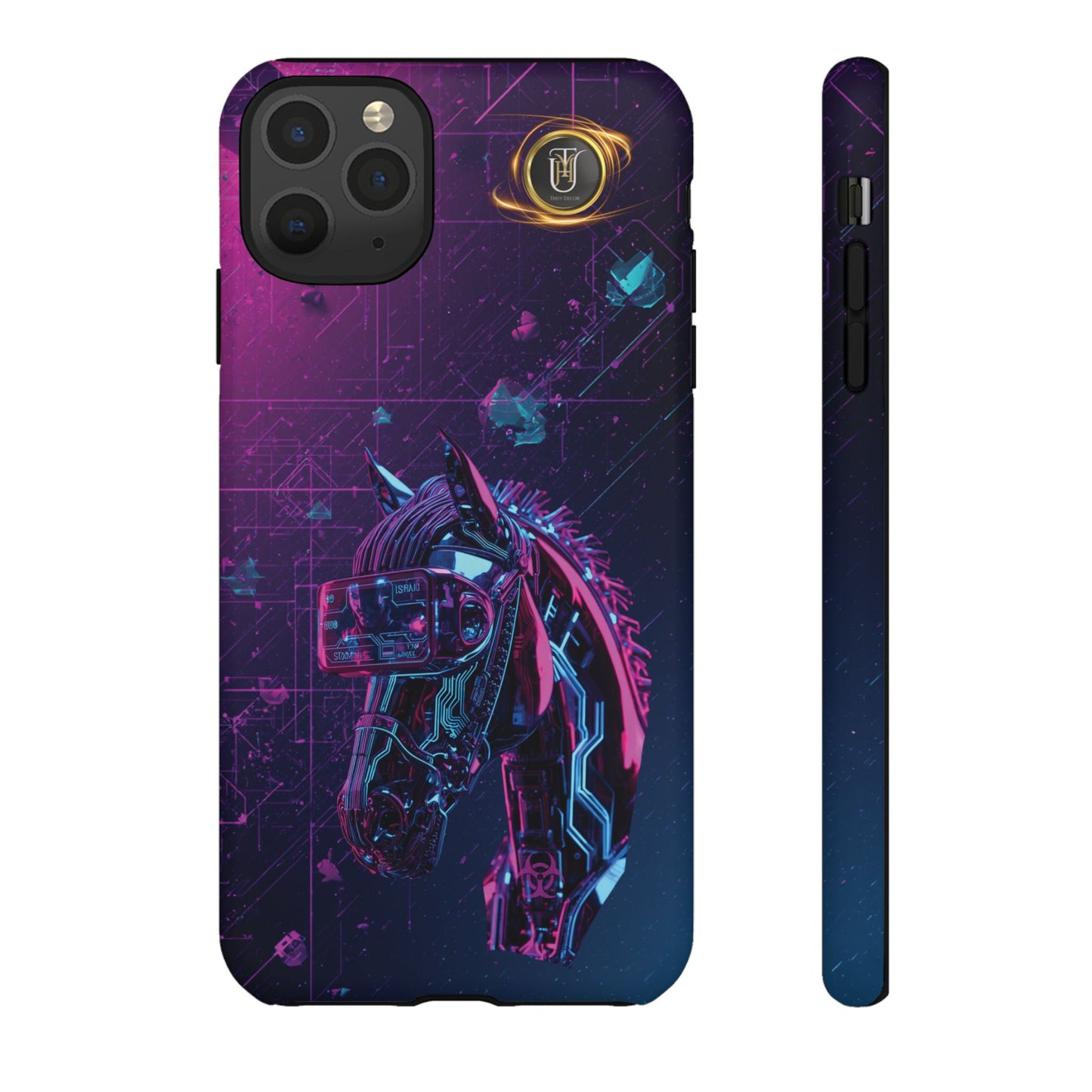 Cyber Lunar Horse Tough Case — Quantum P Phone Cover