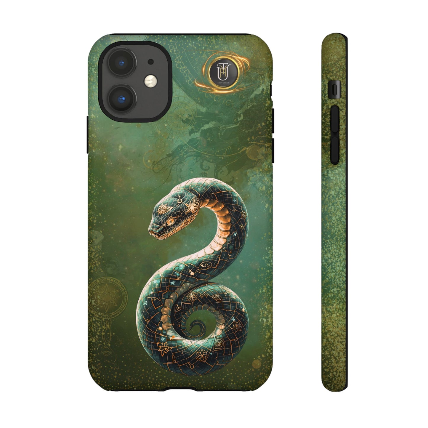 Lunar Snake Phone Case — Eternity Serpent Design