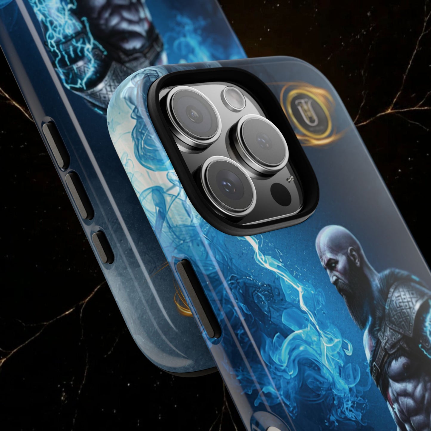 Norse Warrior Phone Case — Viking Shield & Helmet Tough Cover