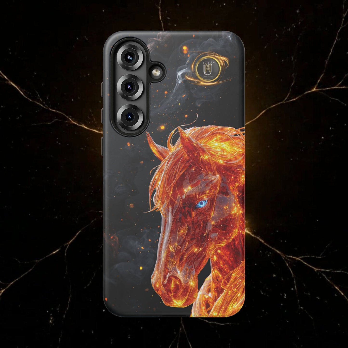 Lunar Horse 2026 Phone Case — Fiery Lucky Charm