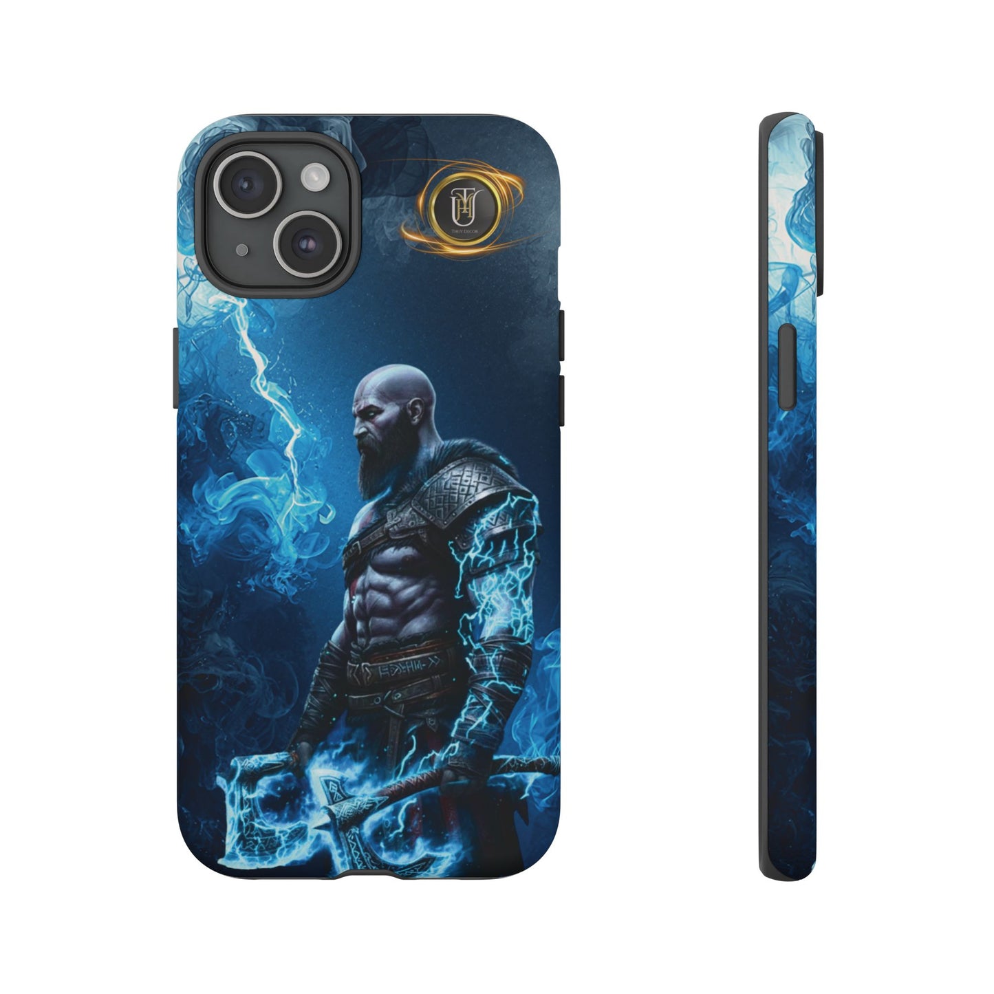 Norse Warrior Phone Case — Viking Shield & Helmet Tough Cover