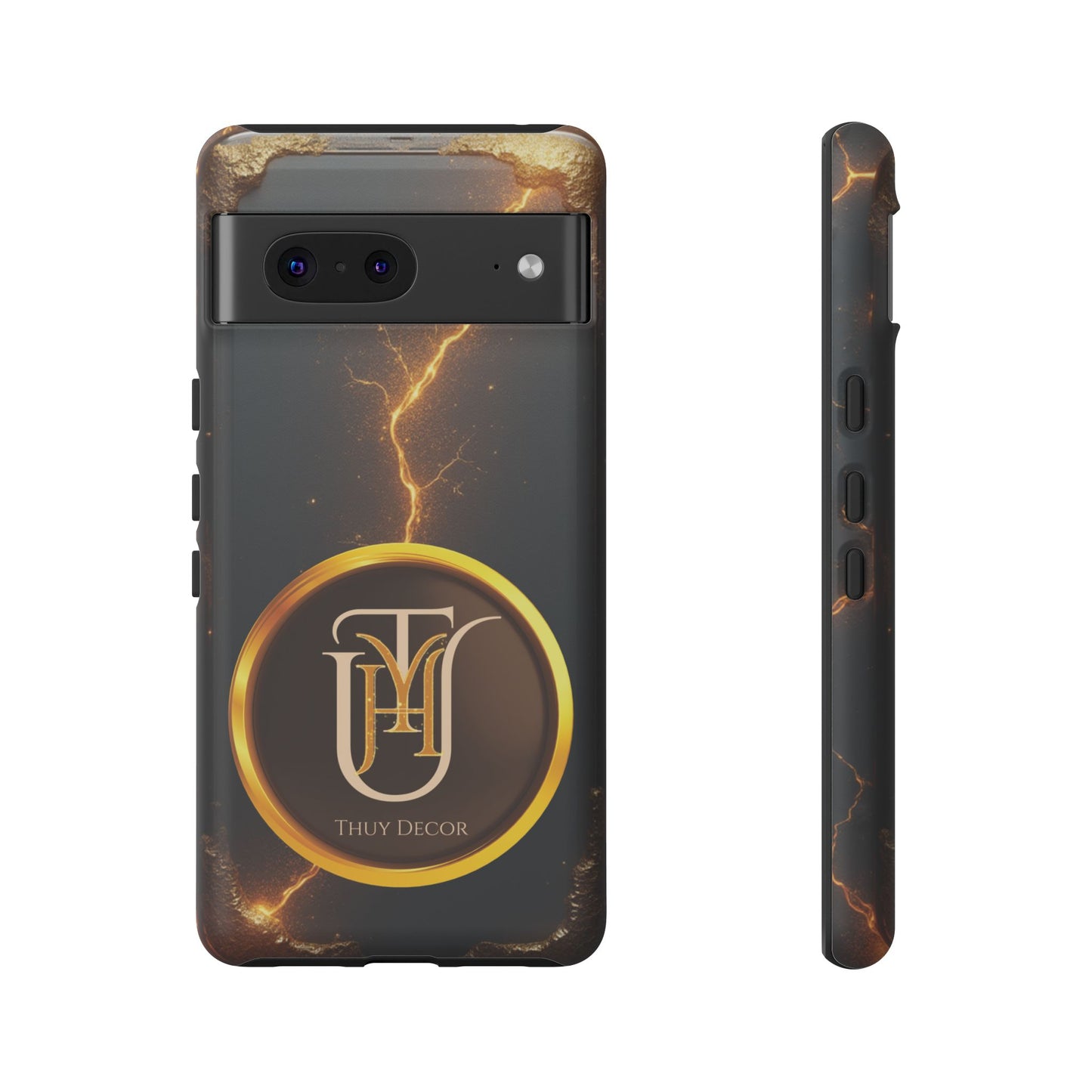 Black & Gold Luxurious Thuy Decor Brand Cover Phone Case