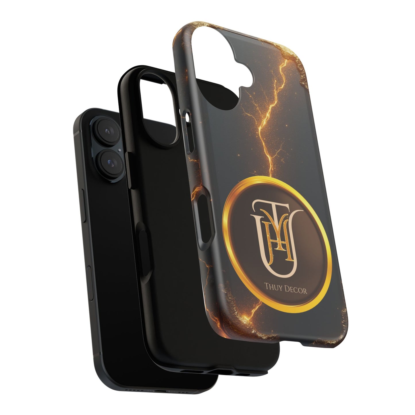 Black & Gold Luxurious Thuy Decor Brand Cover Phone Case