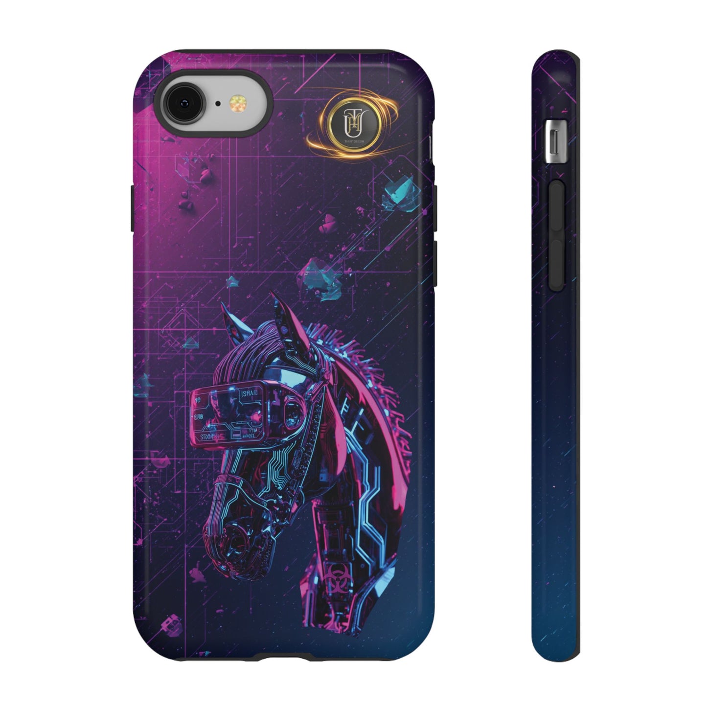 Cyber Lunar Horse Tough Case — Quantum P Phone Cover