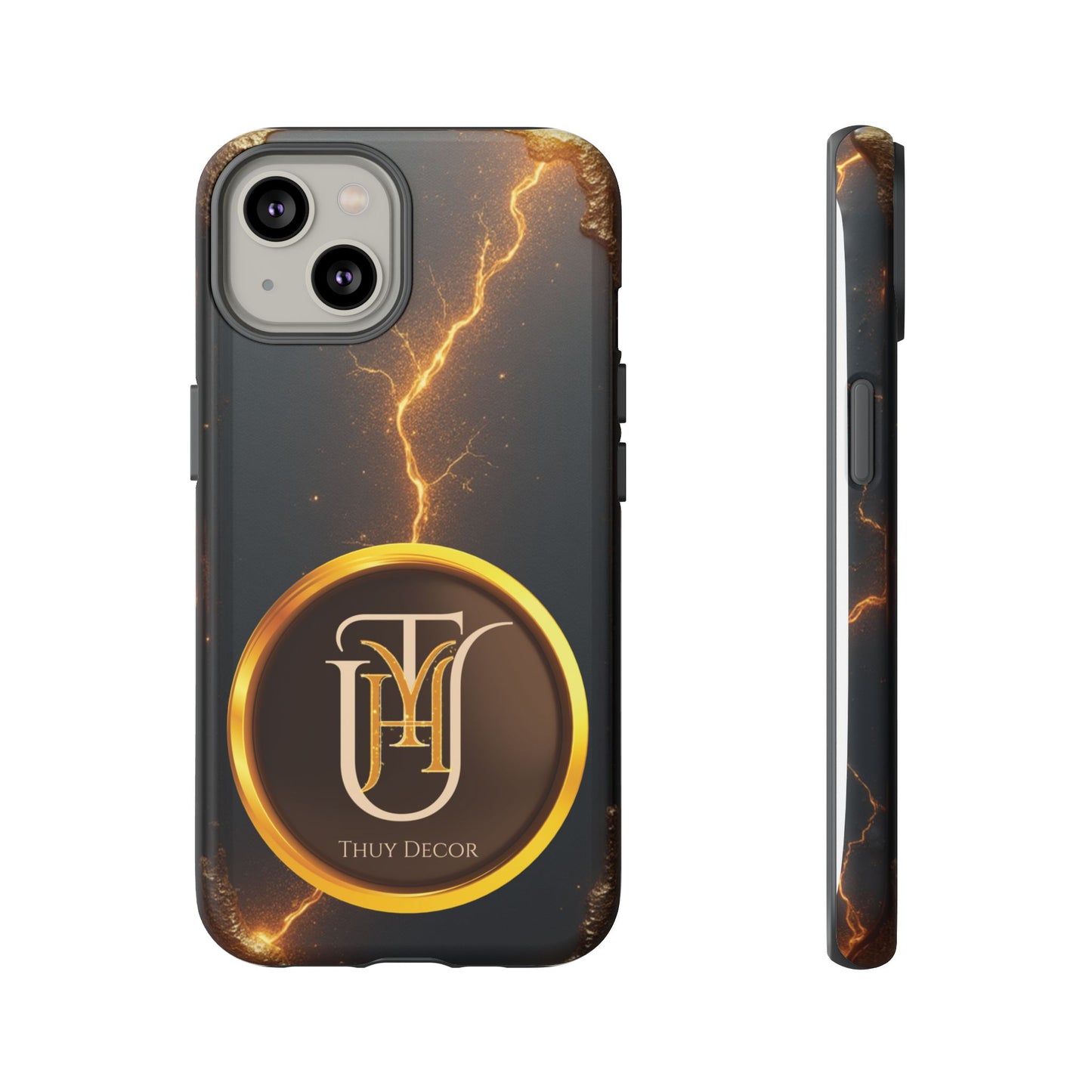 Black & Gold Luxurious Thuy Decor Brand Cover Phone Case