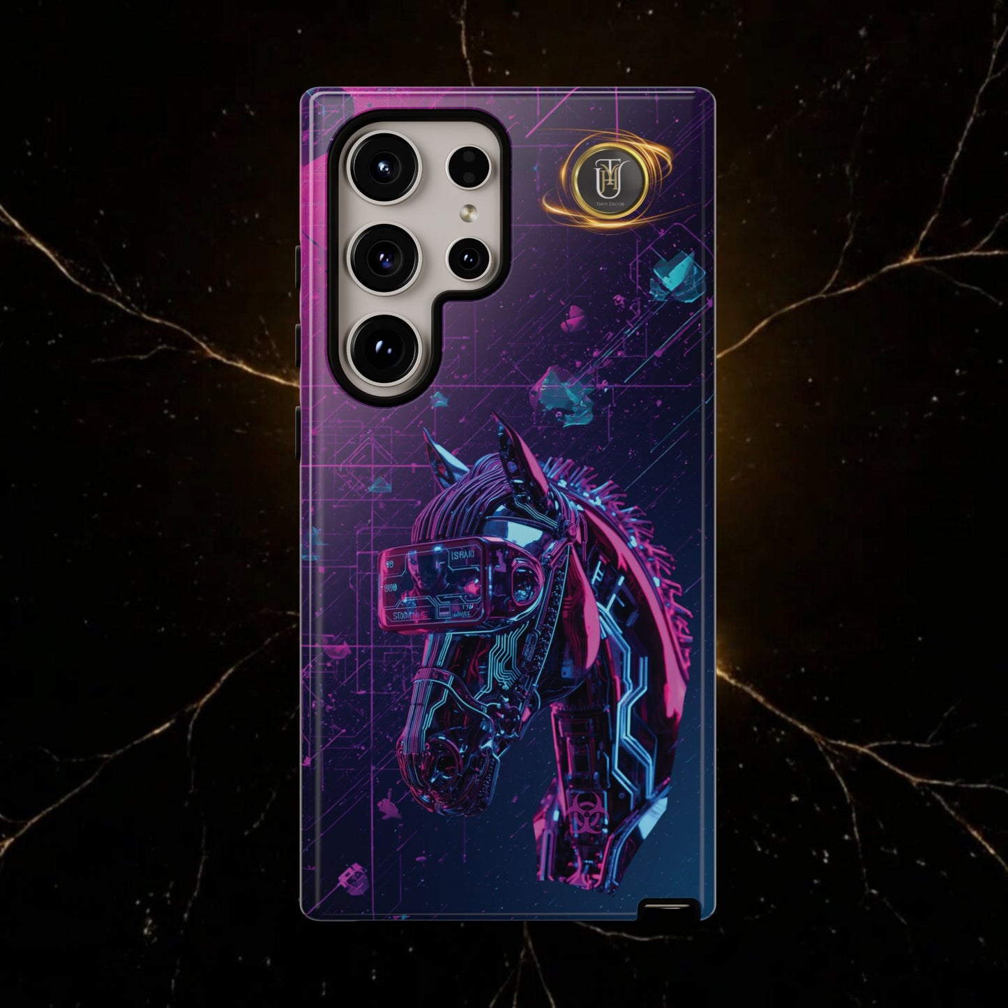 Cyber Lunar Horse Tough Case — Quantum P Phone Cover