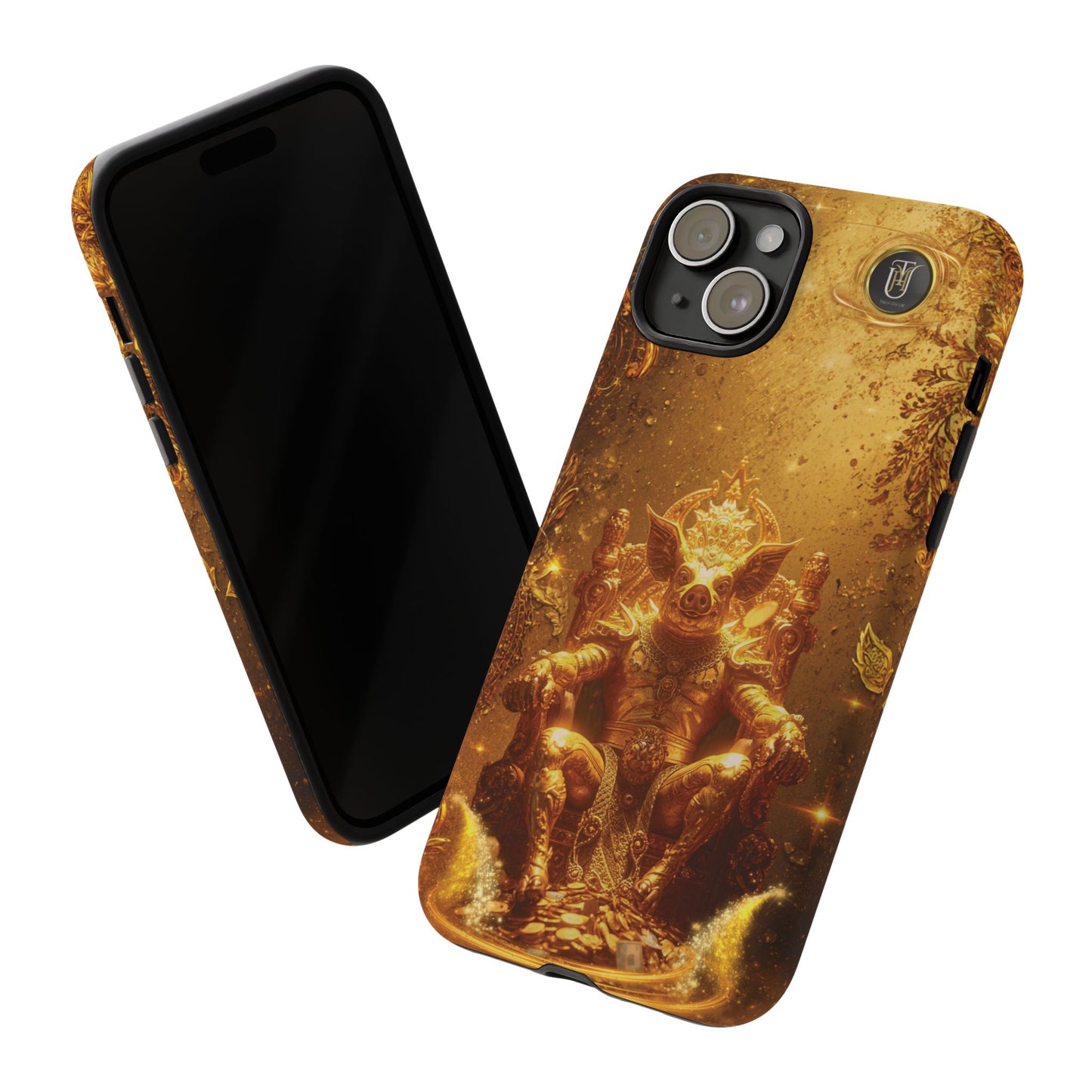 Lunar Pig Zodiac Phone Case — Fortune Totem for Wealth & Protection
