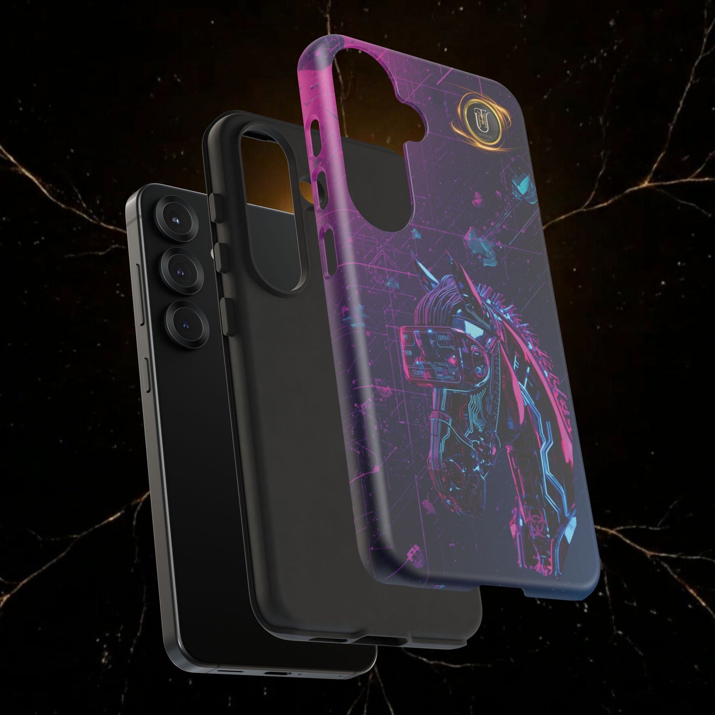 Cyber Lunar Horse Tough Case — Quantum P Phone Cover