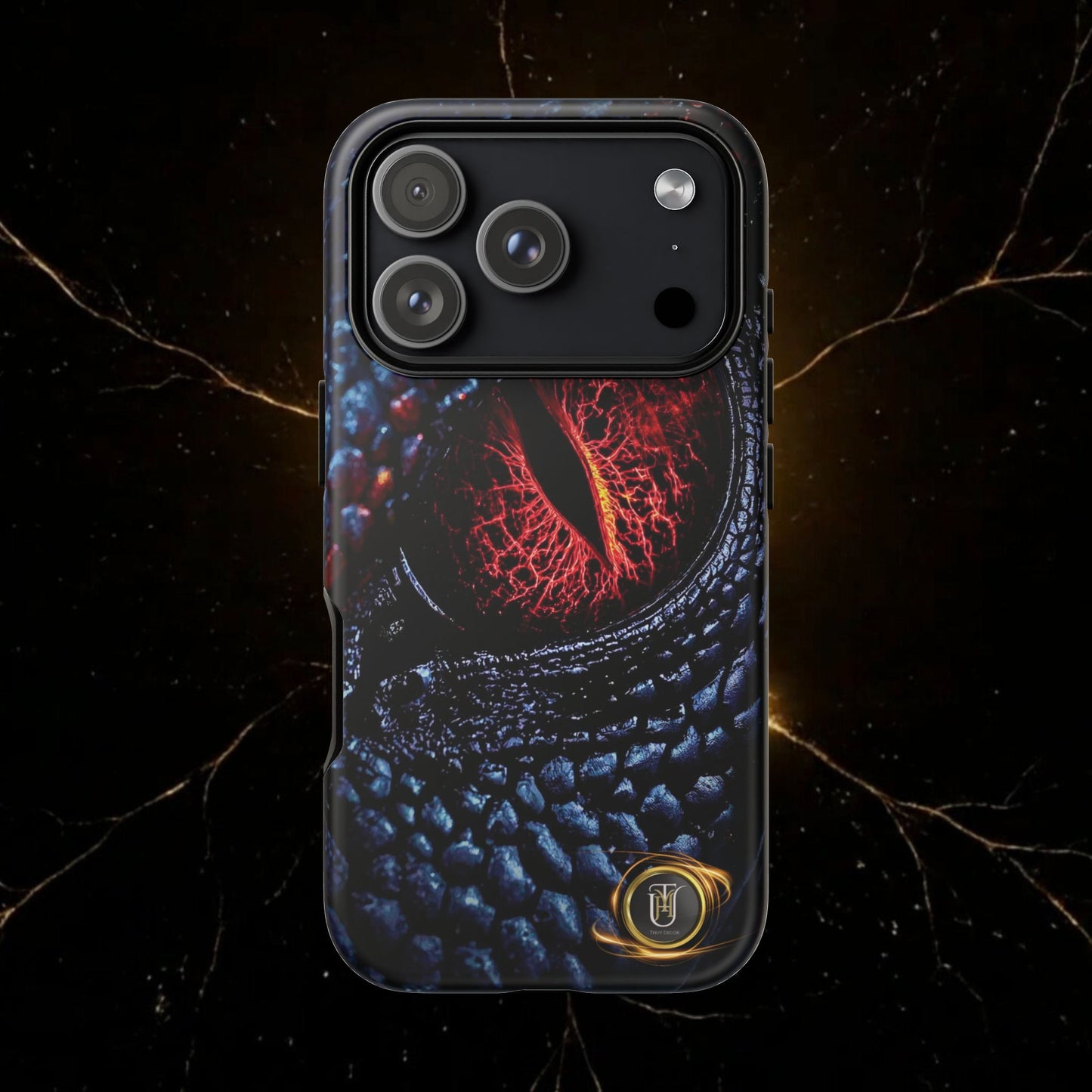 Evil Dragon Eye Phone Case — 'It Looks at You' Protective Cover