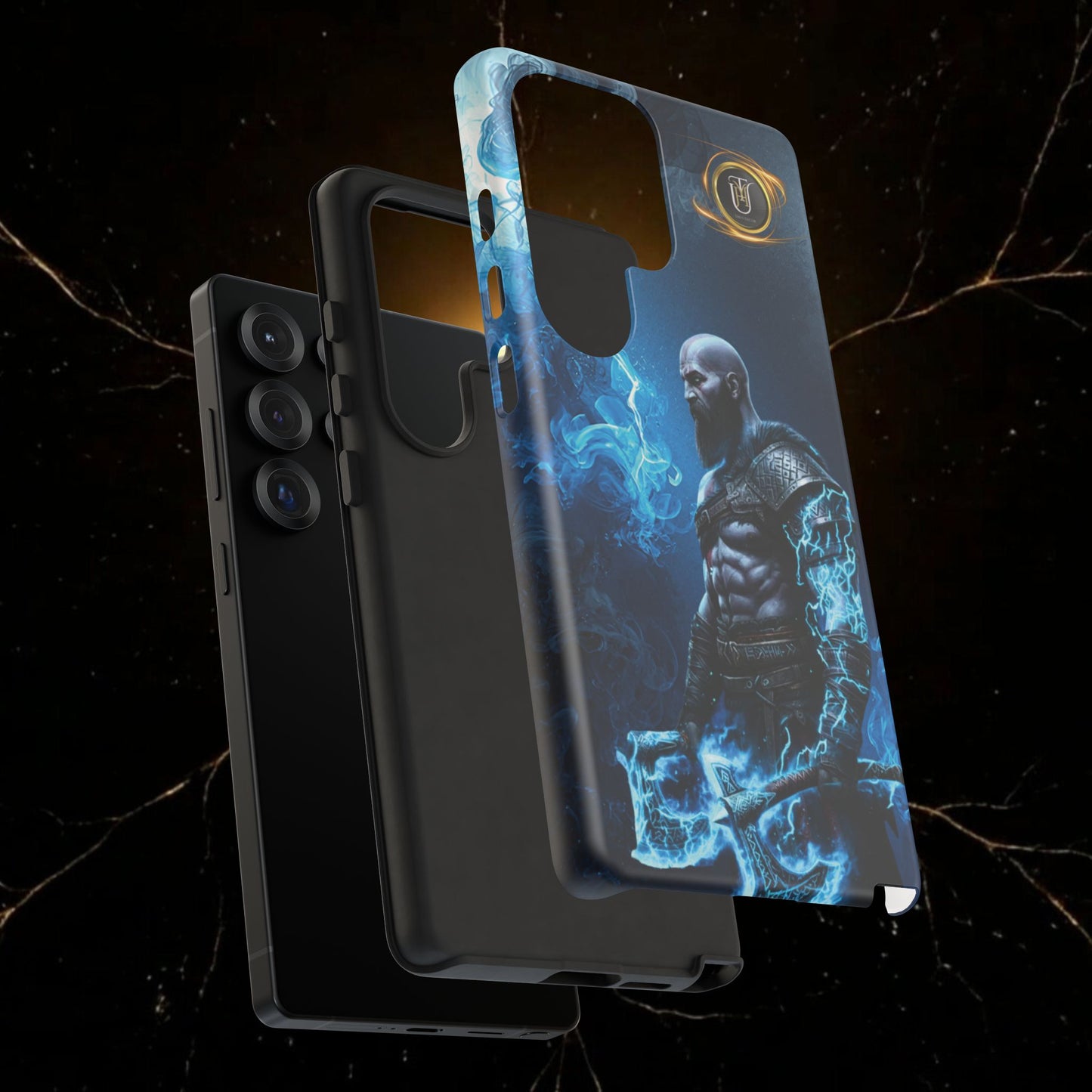 Norse Warrior Phone Case — Viking Shield & Helmet Tough Cover