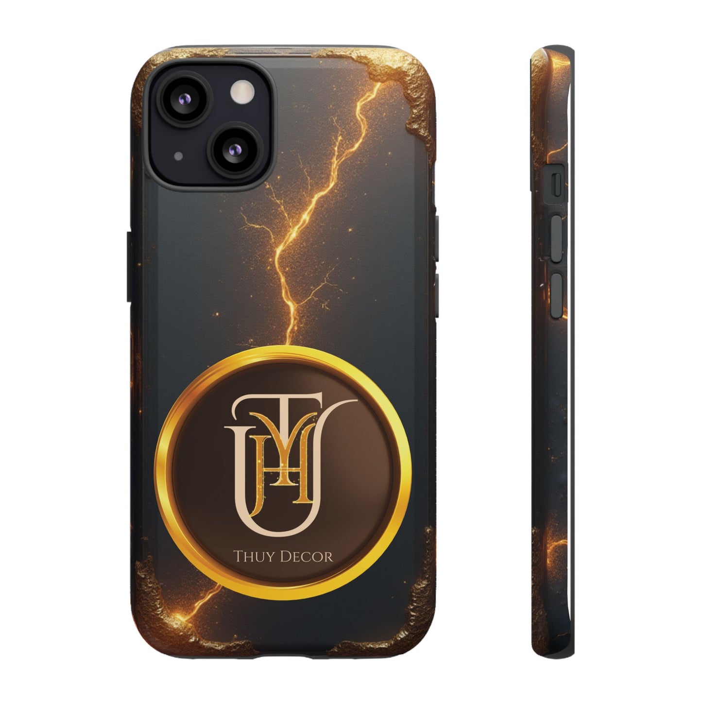 Black & Gold Luxurious Thuy Decor Brand Cover Phone Case