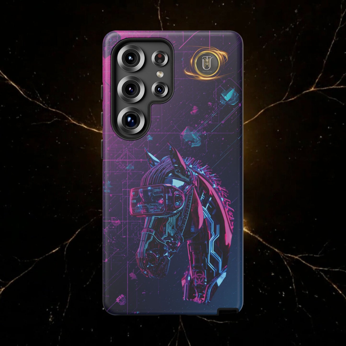Cyber Lunar Horse Tough Case — Quantum P Phone Cover