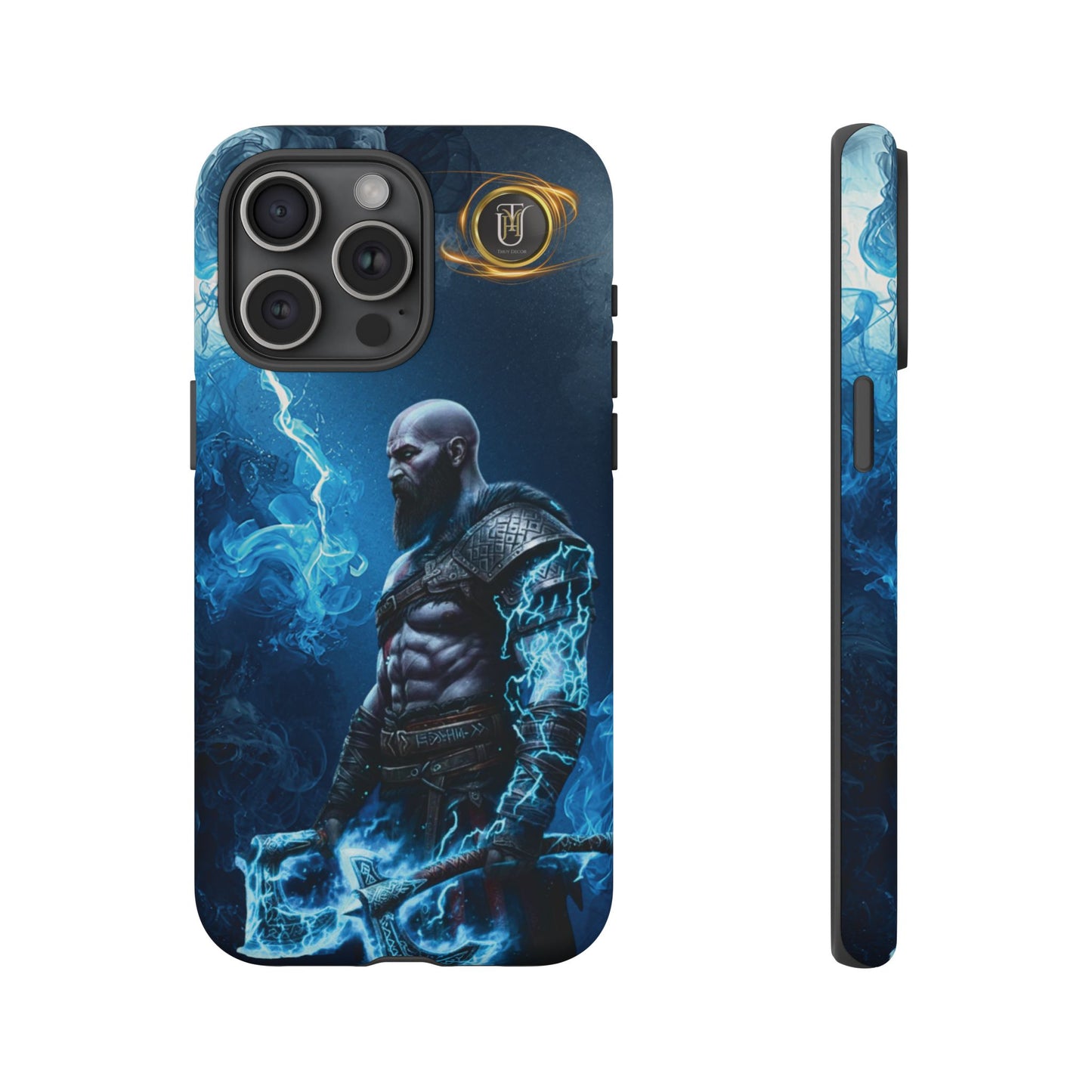 Norse Warrior Phone Case — Viking Shield & Helmet Tough Cover