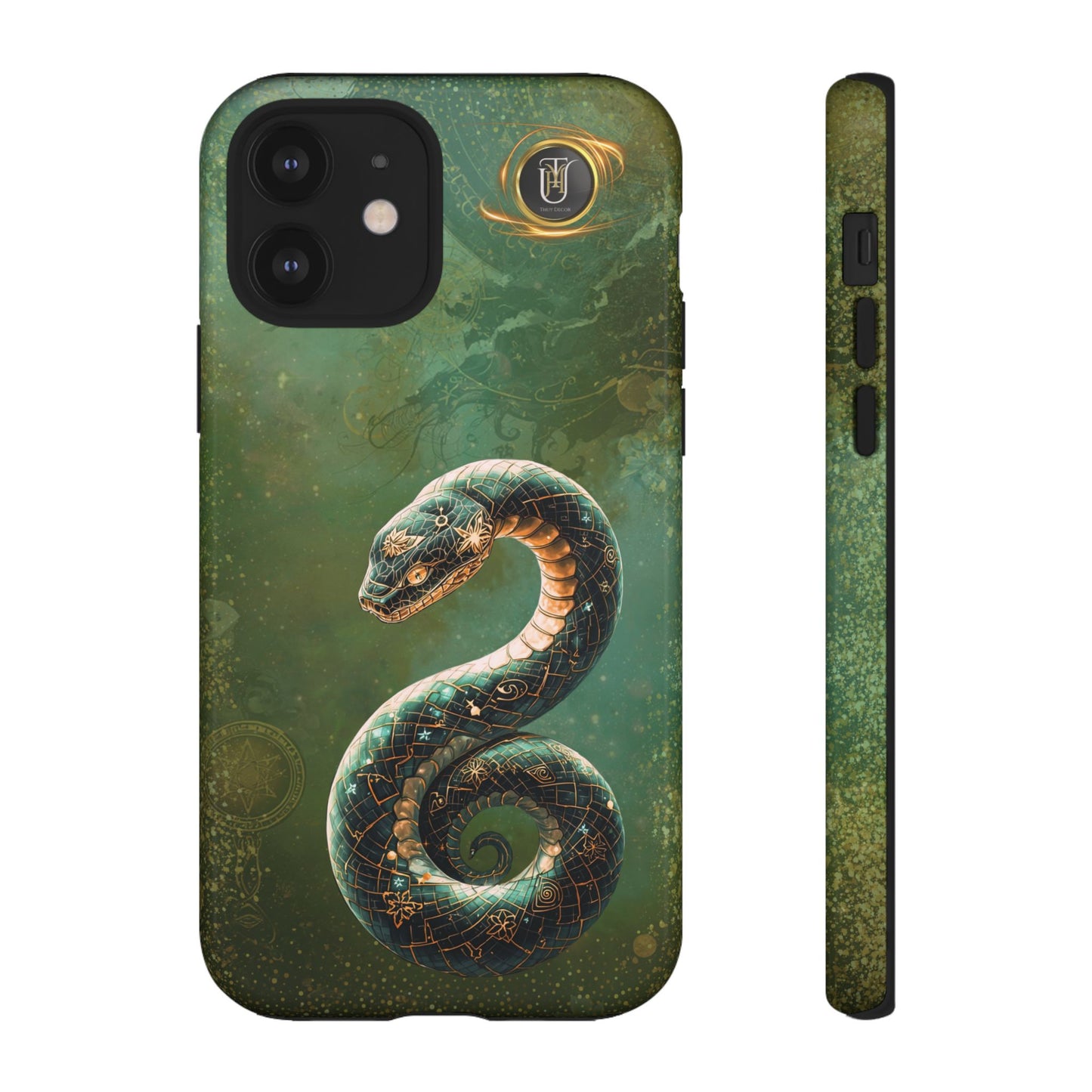Lunar Snake Phone Case — Eternity Serpent Design