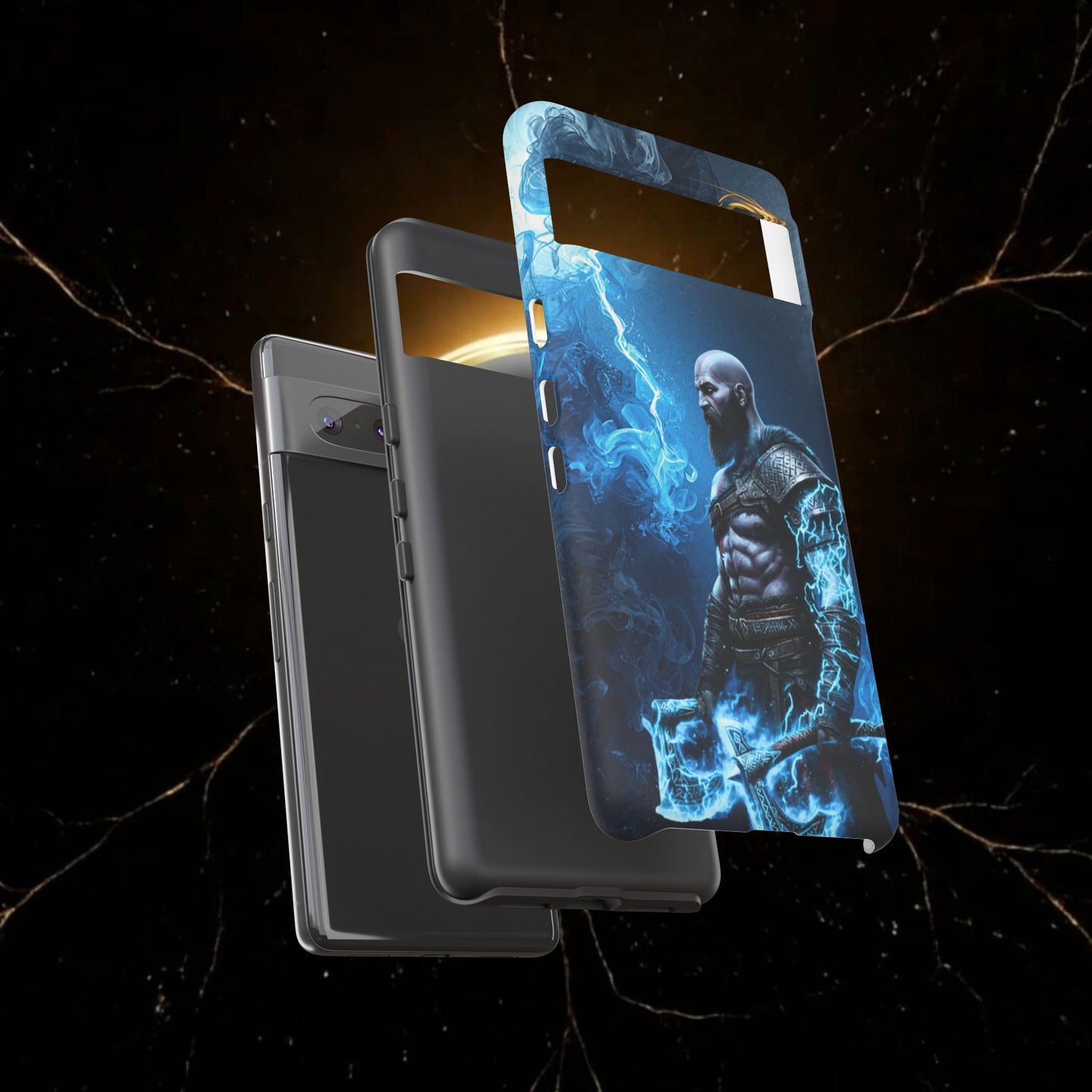 Norse Warrior Phone Case — Viking Shield & Helmet Tough Cover