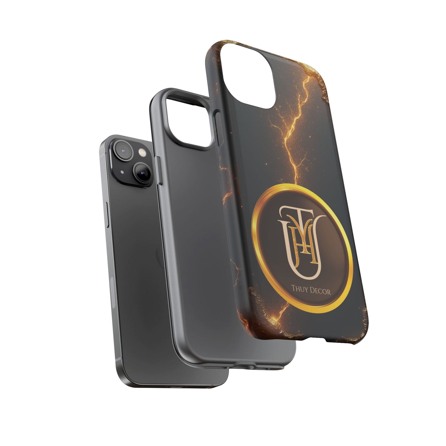 Black & Gold Luxurious Thuy Decor Brand Cover Phone Case
