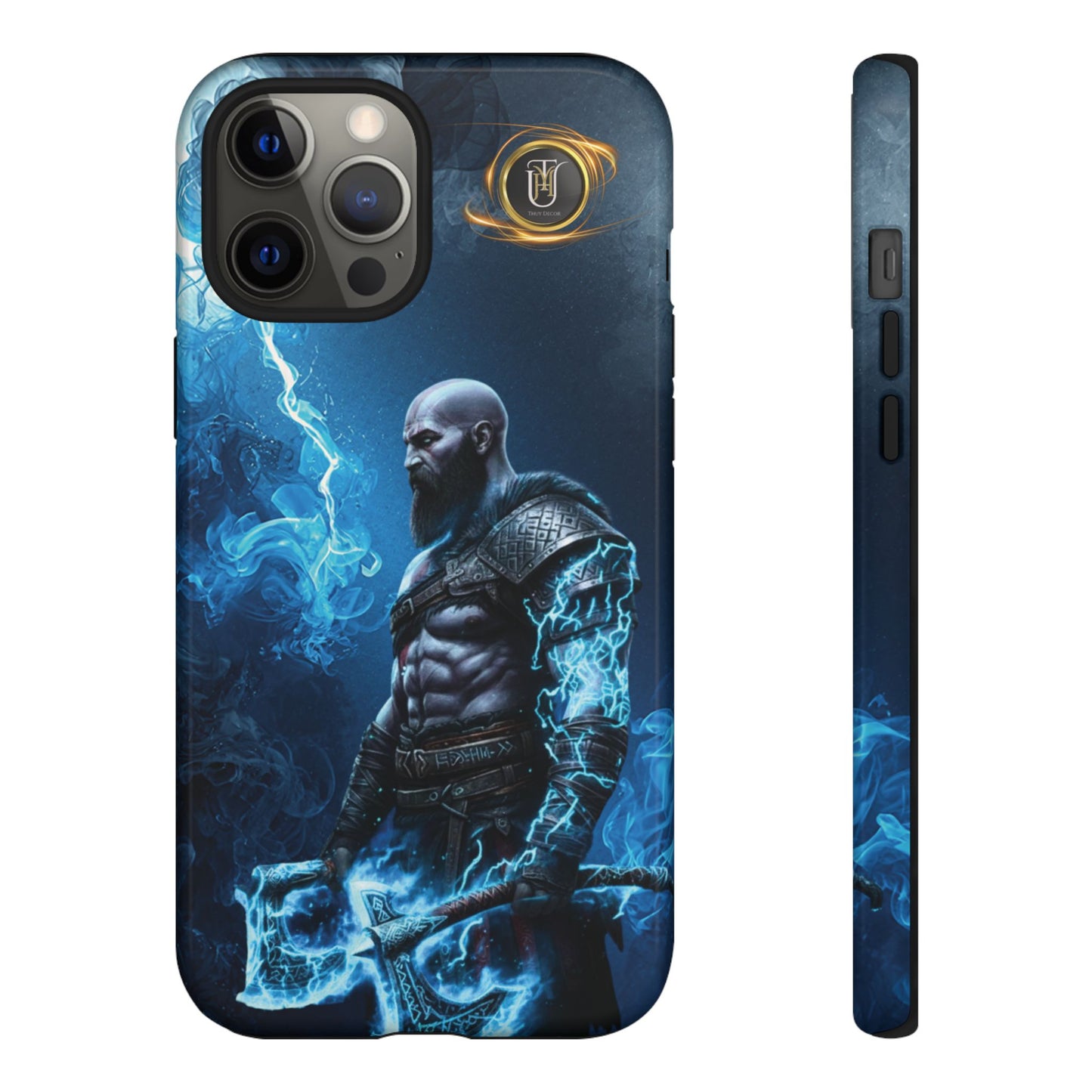Norse Warrior Phone Case — Viking Shield & Helmet Tough Cover