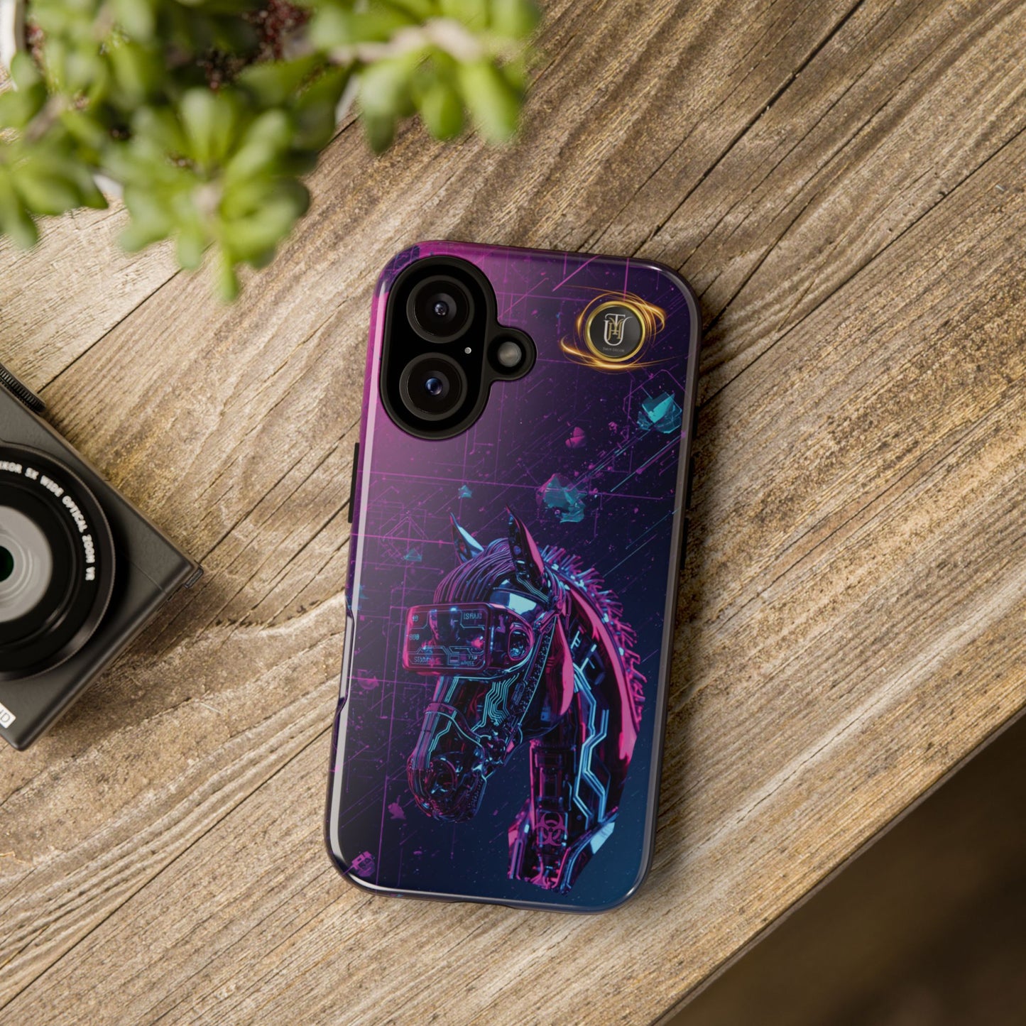 Cyber Lunar Horse Tough Case — Quantum P Phone Cover