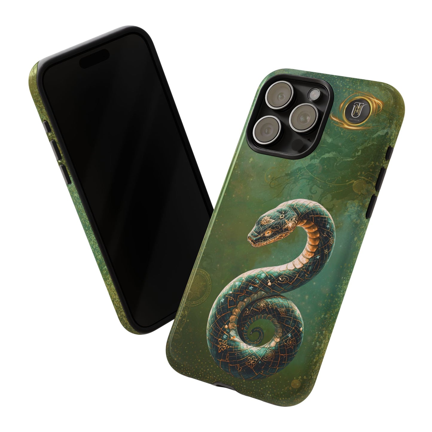 Lunar Snake Phone Case — Eternity Serpent Design