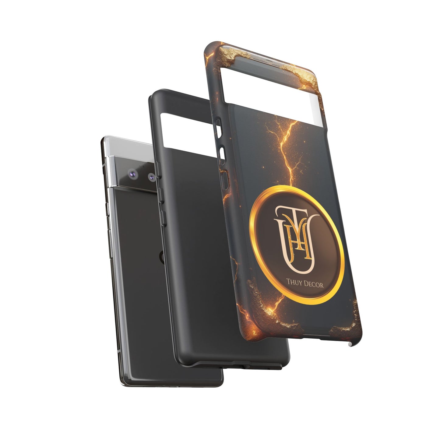 Black & Gold Luxurious Thuy Decor Brand Cover Phone Case