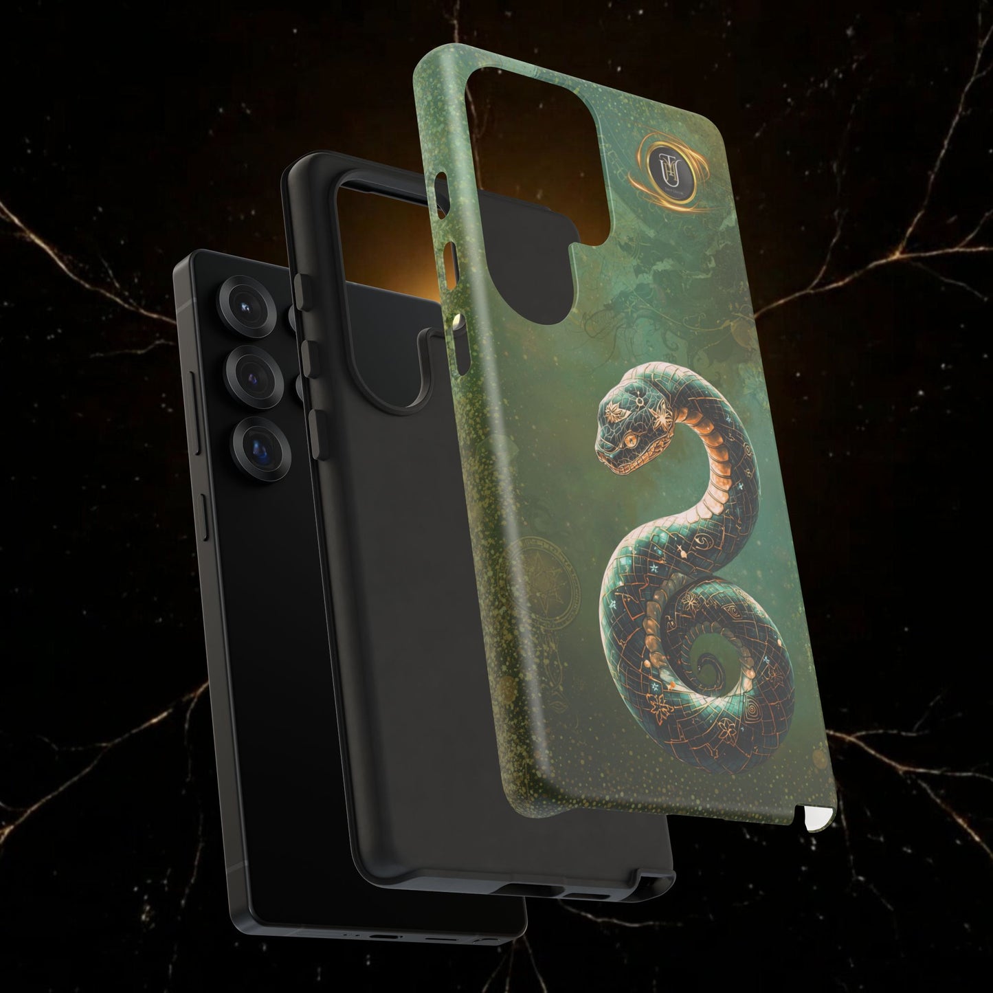 Lunar Snake Phone Case — Eternity Serpent Design