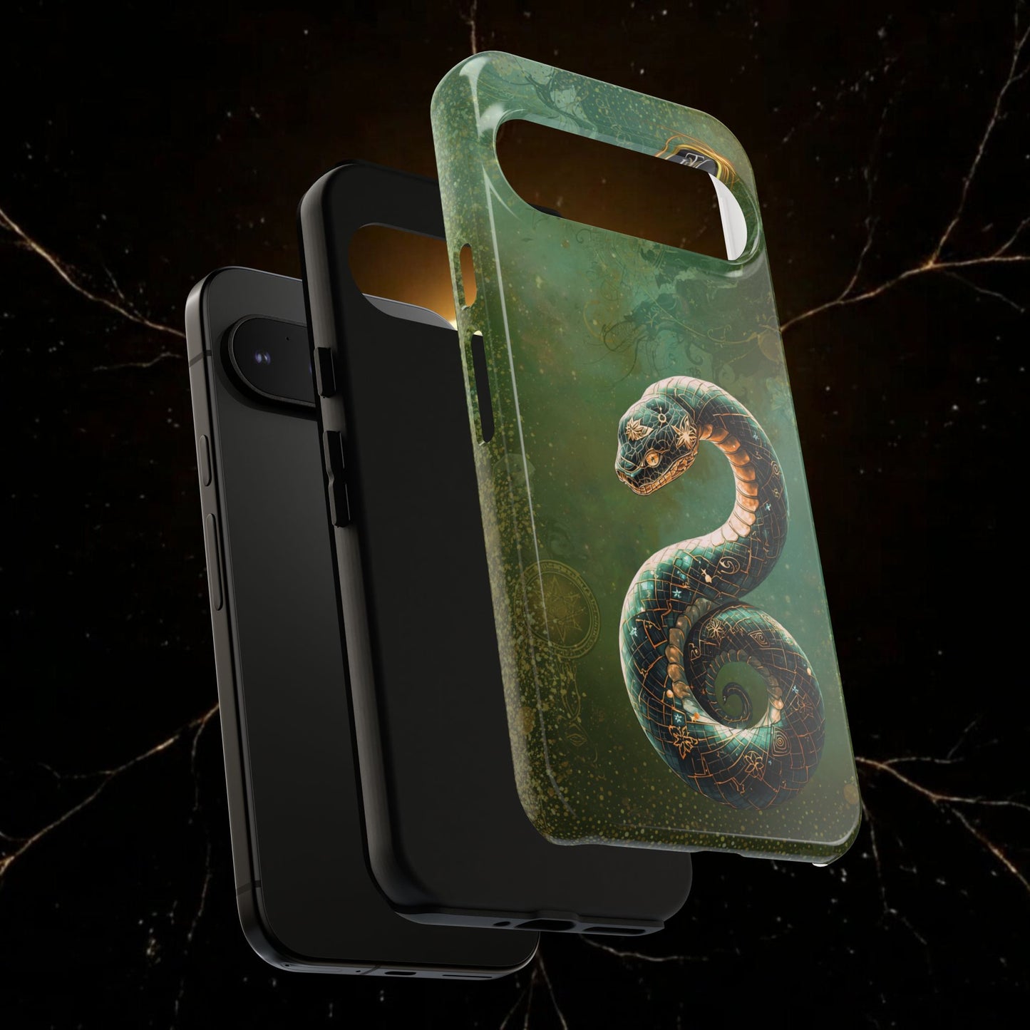 Lunar Snake Phone Case — Eternity Serpent Design