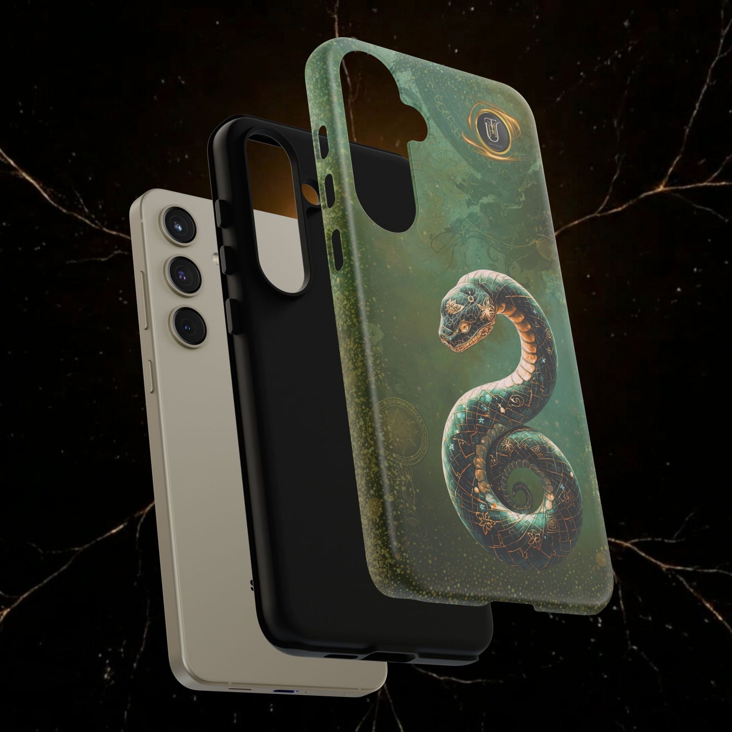 Lunar Snake Phone Case — Eternity Serpent Design