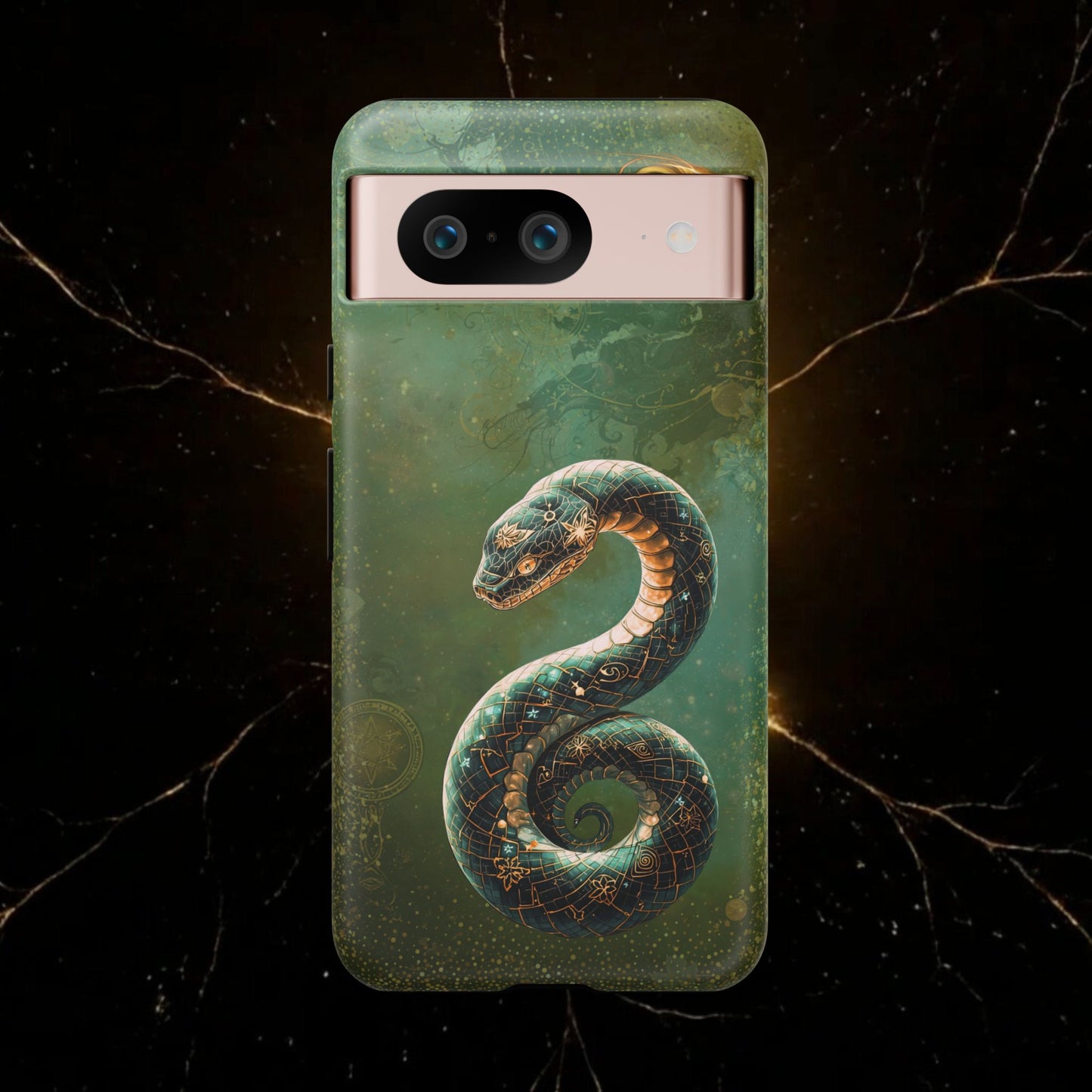 Lunar Snake Phone Case — Eternity Serpent Design