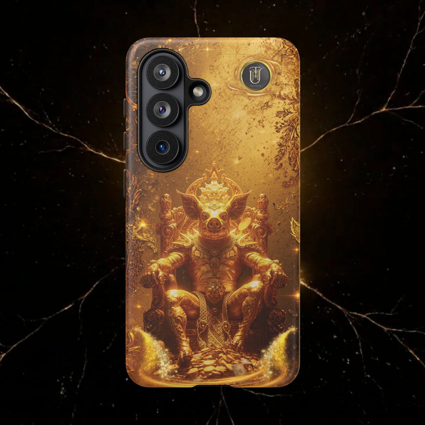 Lunar Pig Zodiac Phone Case — Fortune Totem for Wealth & Protection