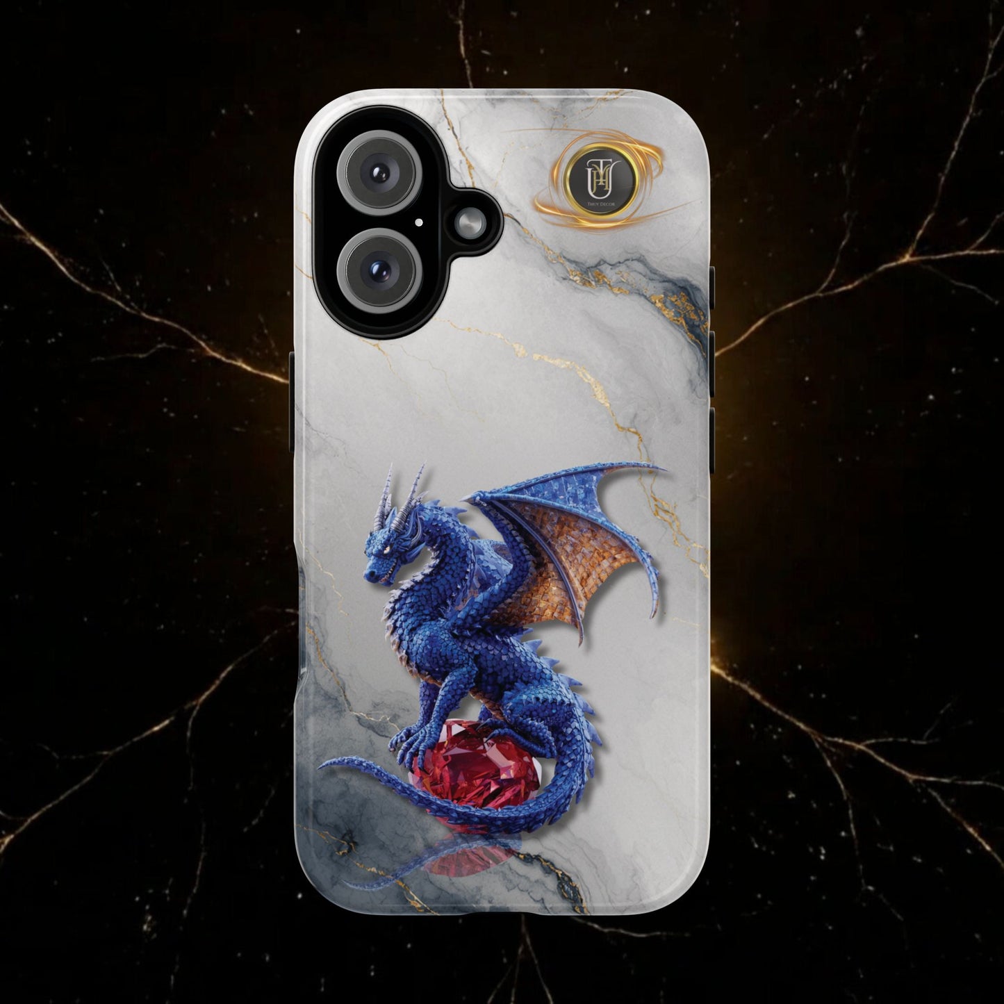 Lapis Dragon Gem Guardian Phone Case