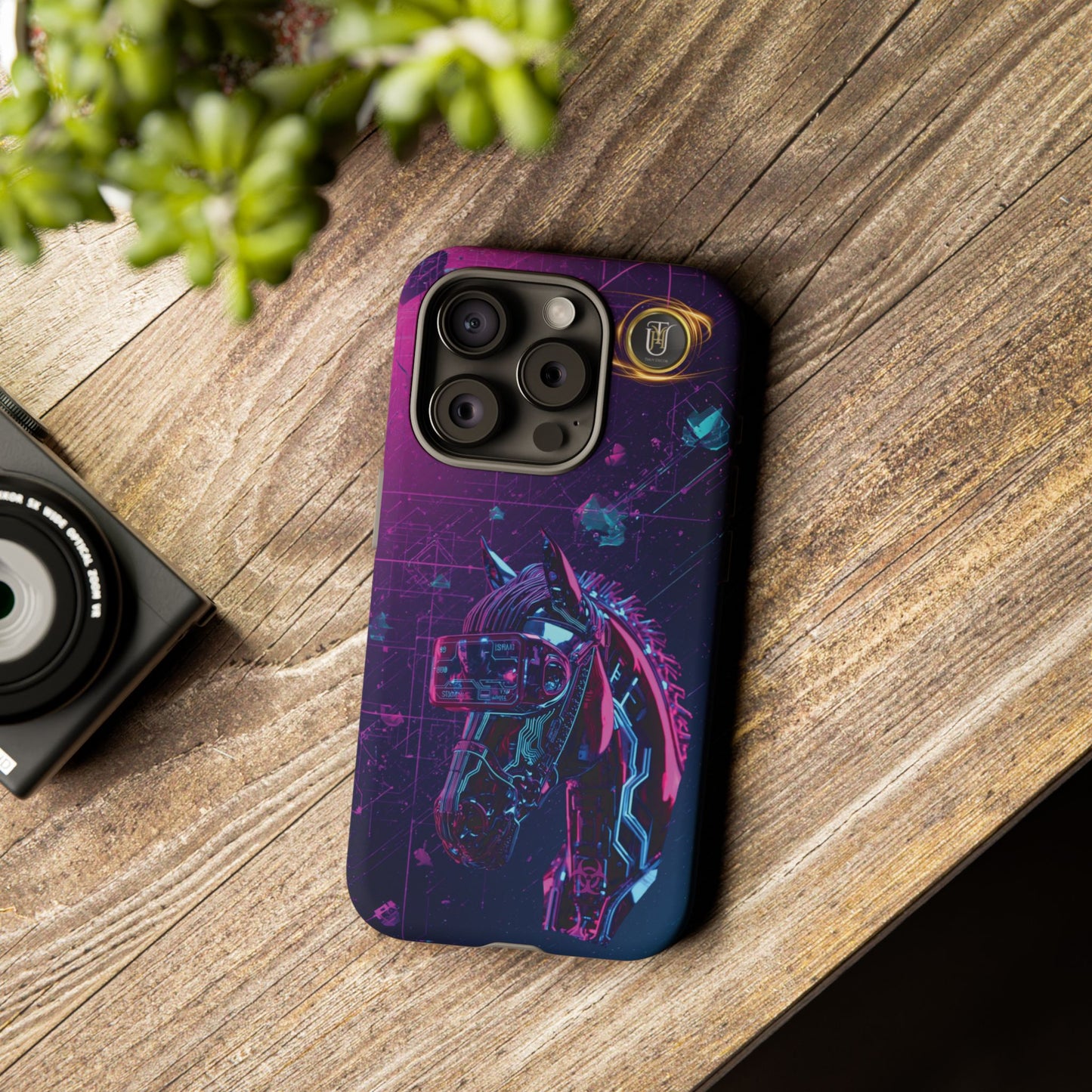 Cyber Lunar Horse Tough Case — Quantum P Phone Cover