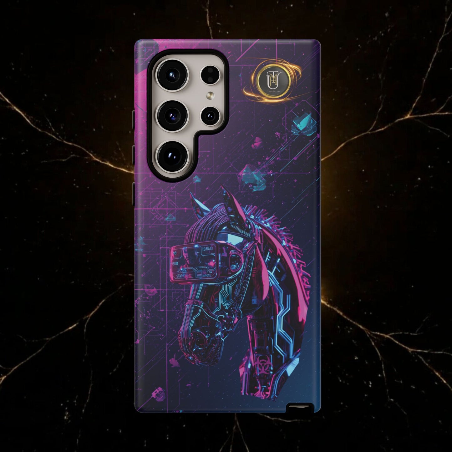 Cyber Lunar Horse Tough Case — Quantum P Phone Cover