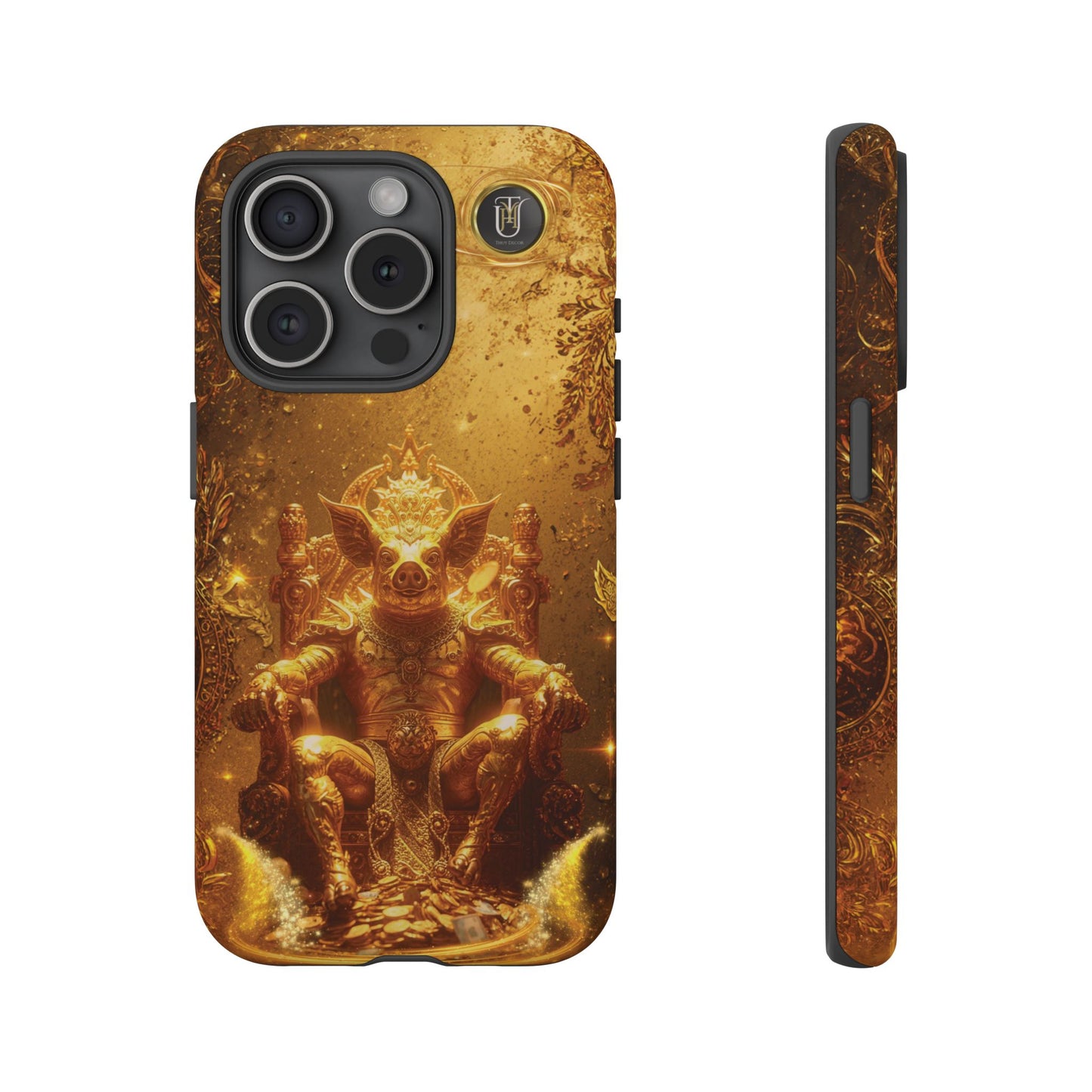 Lunar Pig Zodiac Phone Case — Fortune Totem for Wealth & Protection