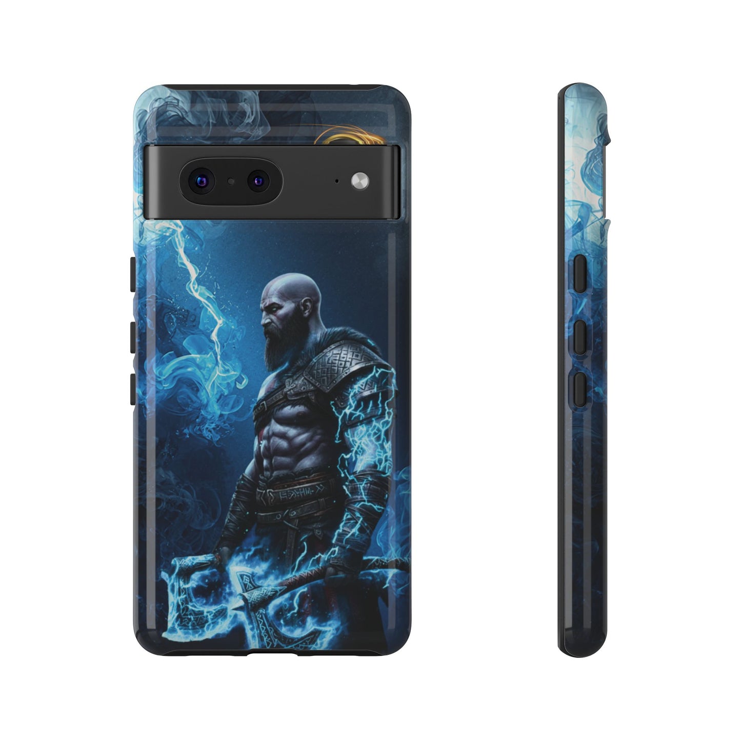 Norse Warrior Phone Case — Viking Shield & Helmet Tough Cover