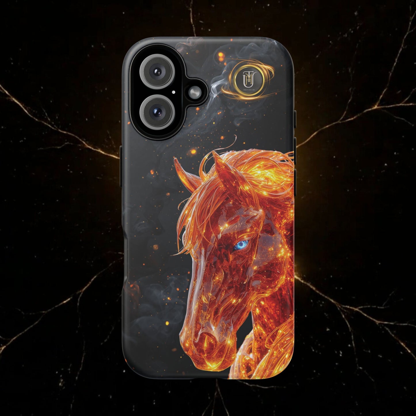 Lunar Horse 2026 Phone Case — Fiery Lucky Charm