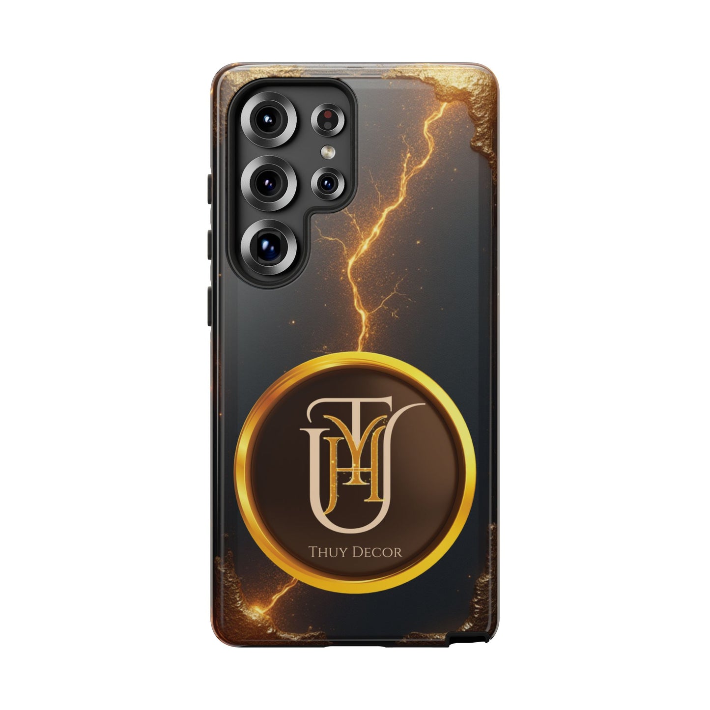 Black & Gold Luxurious Thuy Decor Brand Cover Phone Case