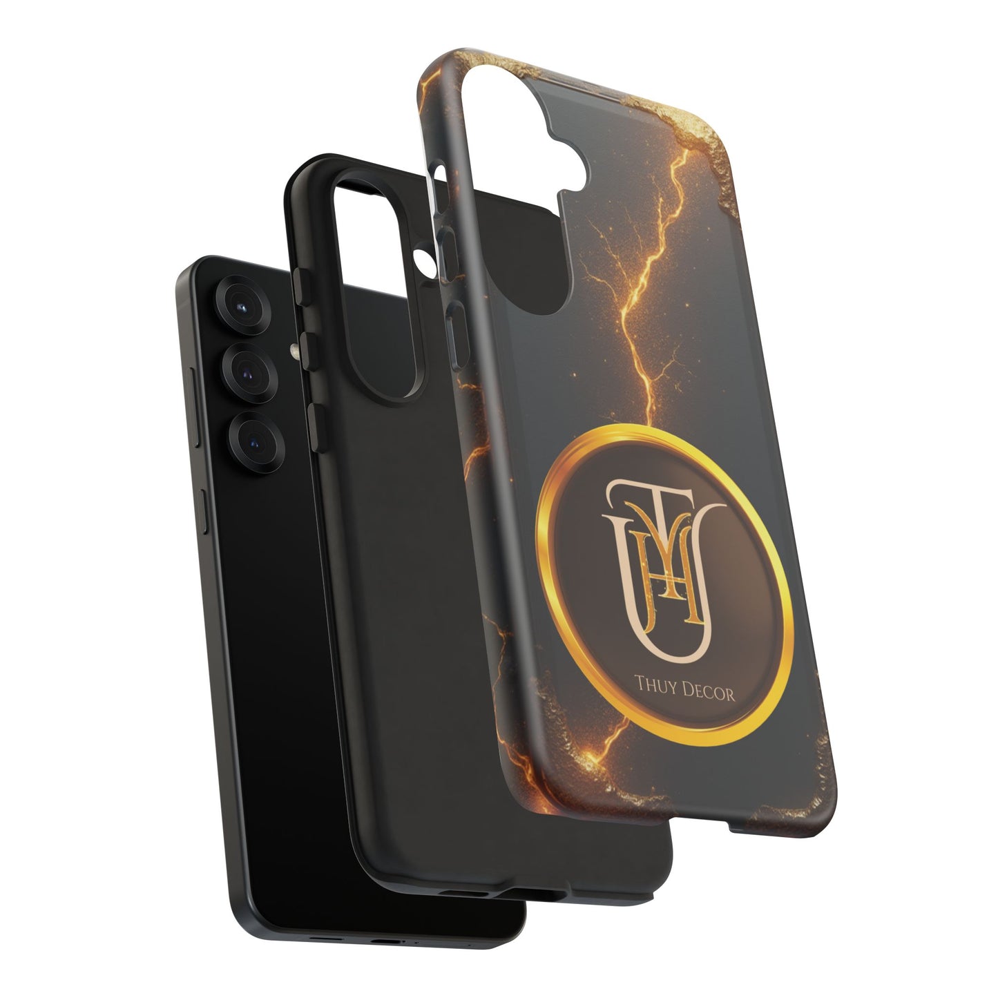 Black & Gold Luxurious Thuy Decor Brand Cover Phone Case