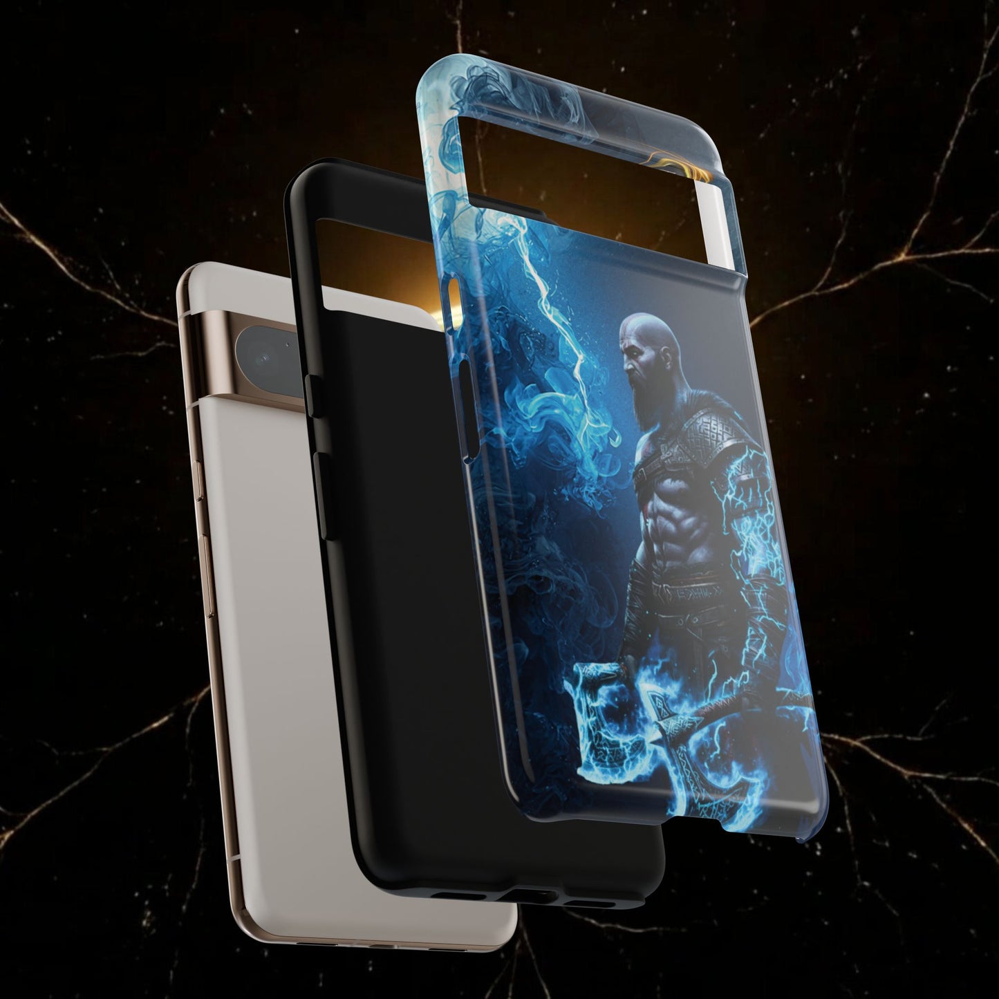 Norse Warrior Phone Case — Viking Shield & Helmet Tough Cover