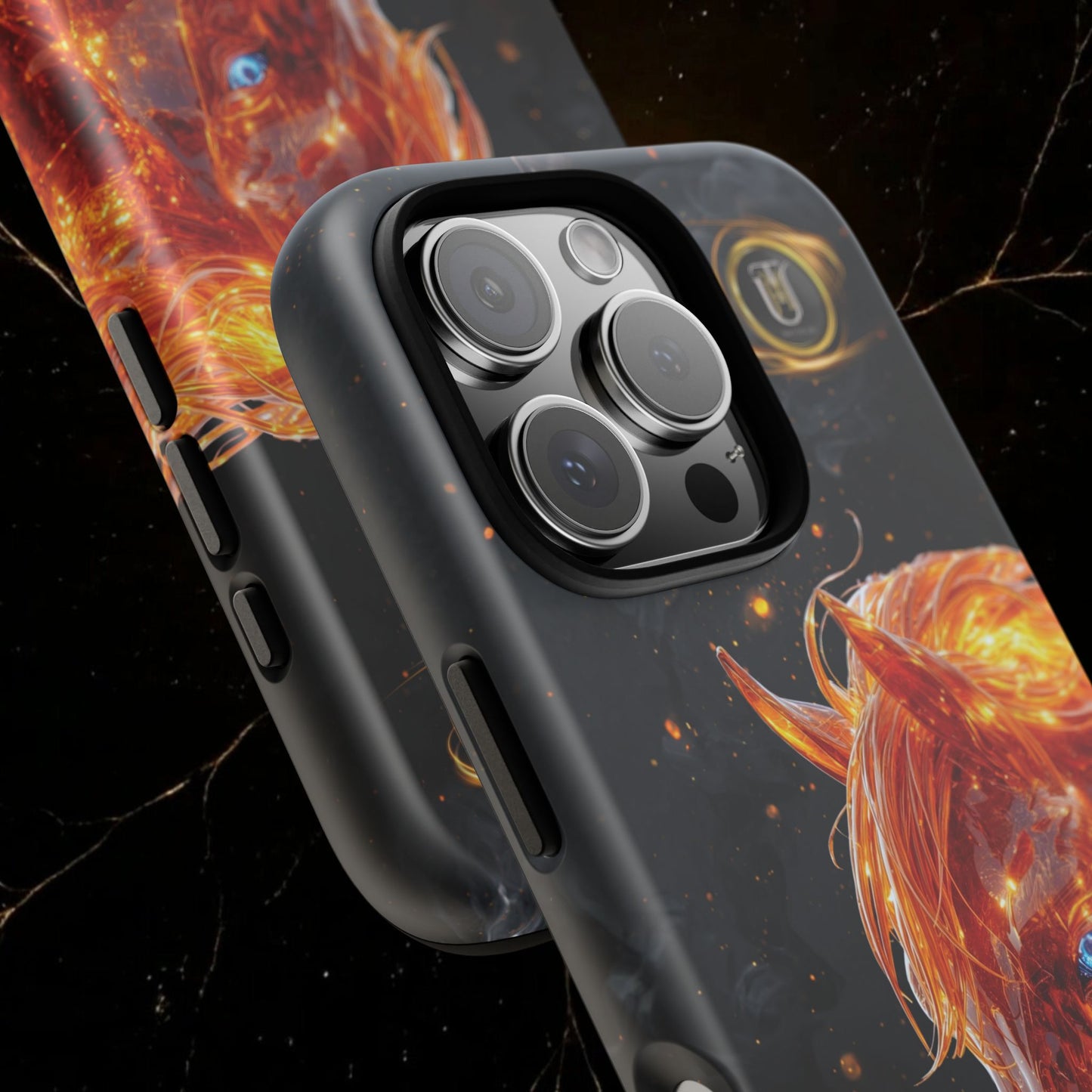 Lunar Horse 2026 Phone Case — Fiery Lucky Charm