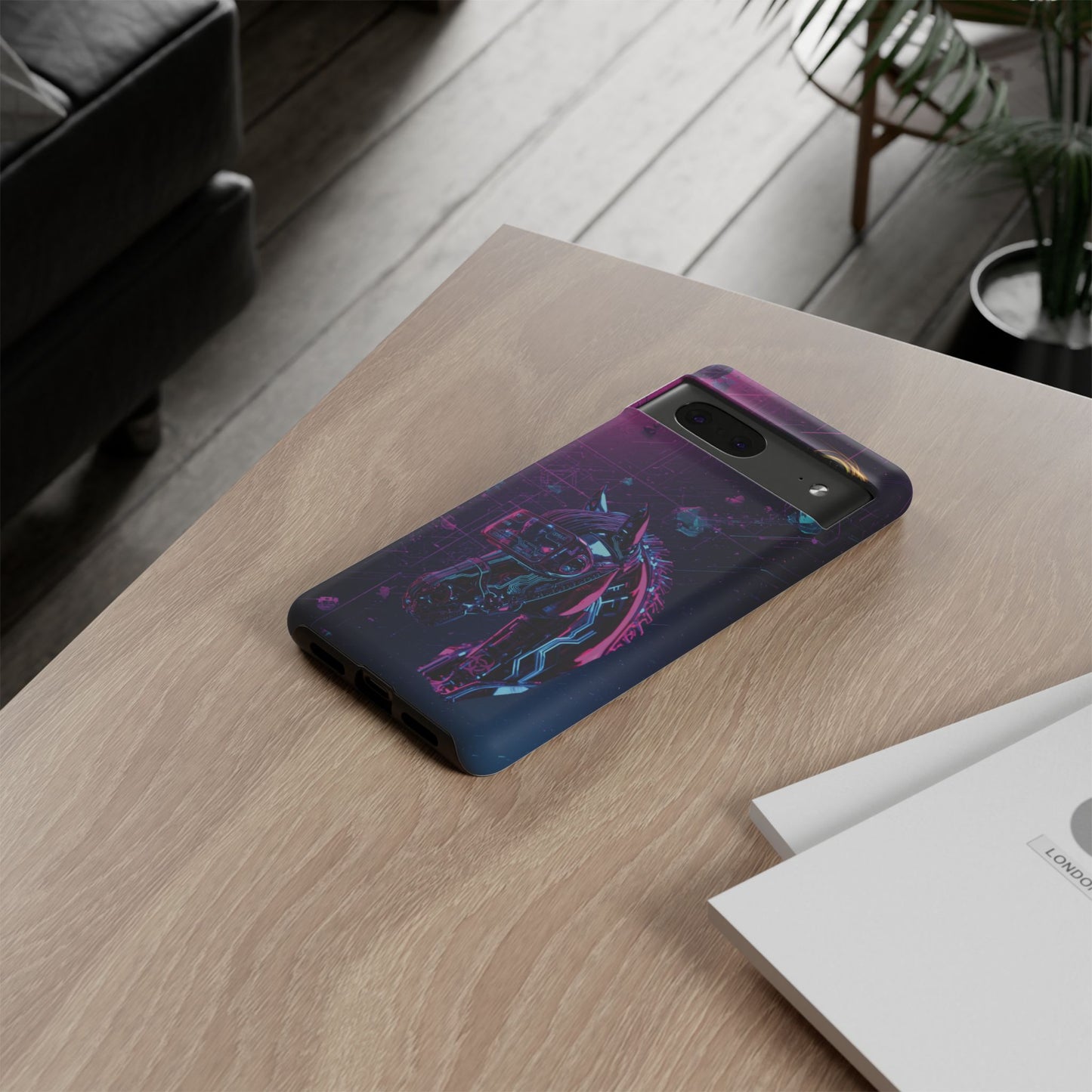 Cyber Lunar Horse Tough Case — Quantum P Phone Cover
