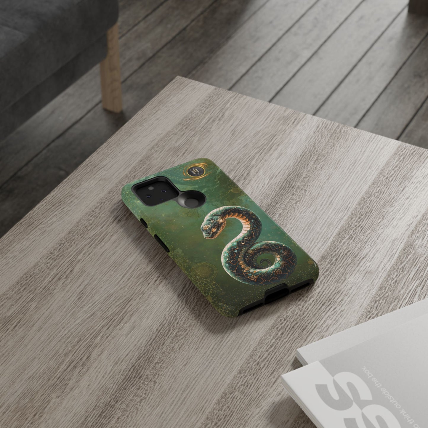 Lunar Snake Phone Case — Eternity Serpent Design