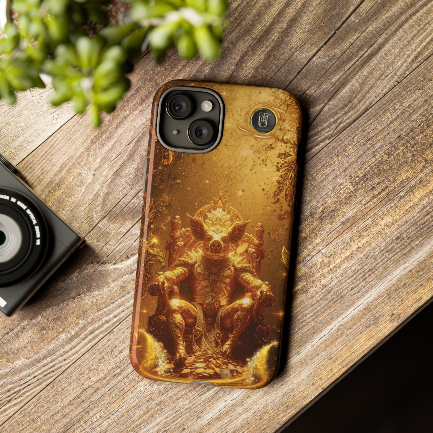 Lunar Pig Zodiac Phone Case — Fortune Totem for Wealth & Protection