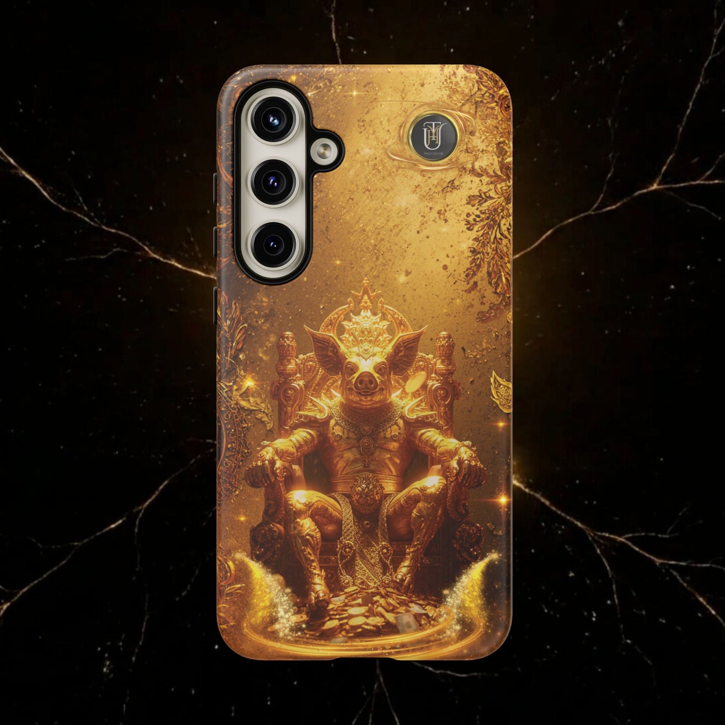 Lunar Pig Zodiac Phone Case — Fortune Totem for Wealth & Protection