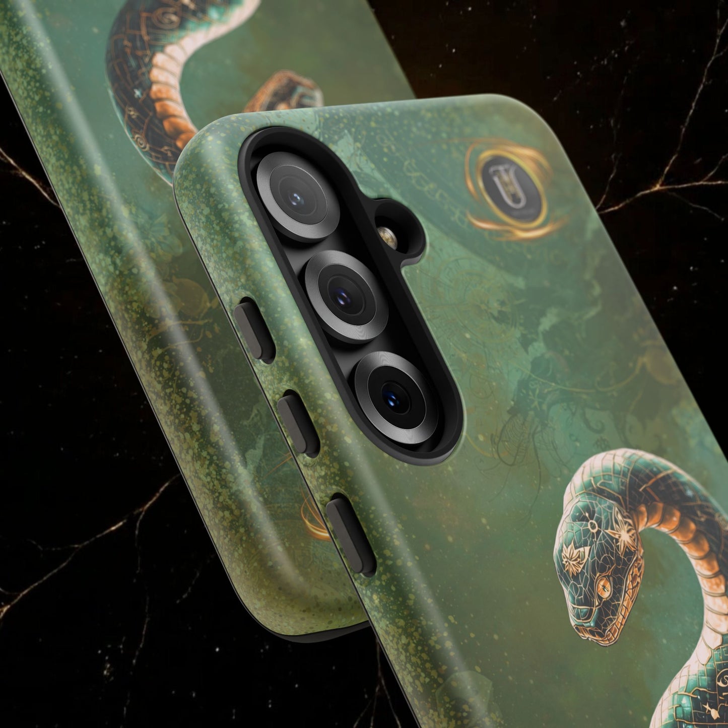 Lunar Snake Phone Case — Eternity Serpent Design